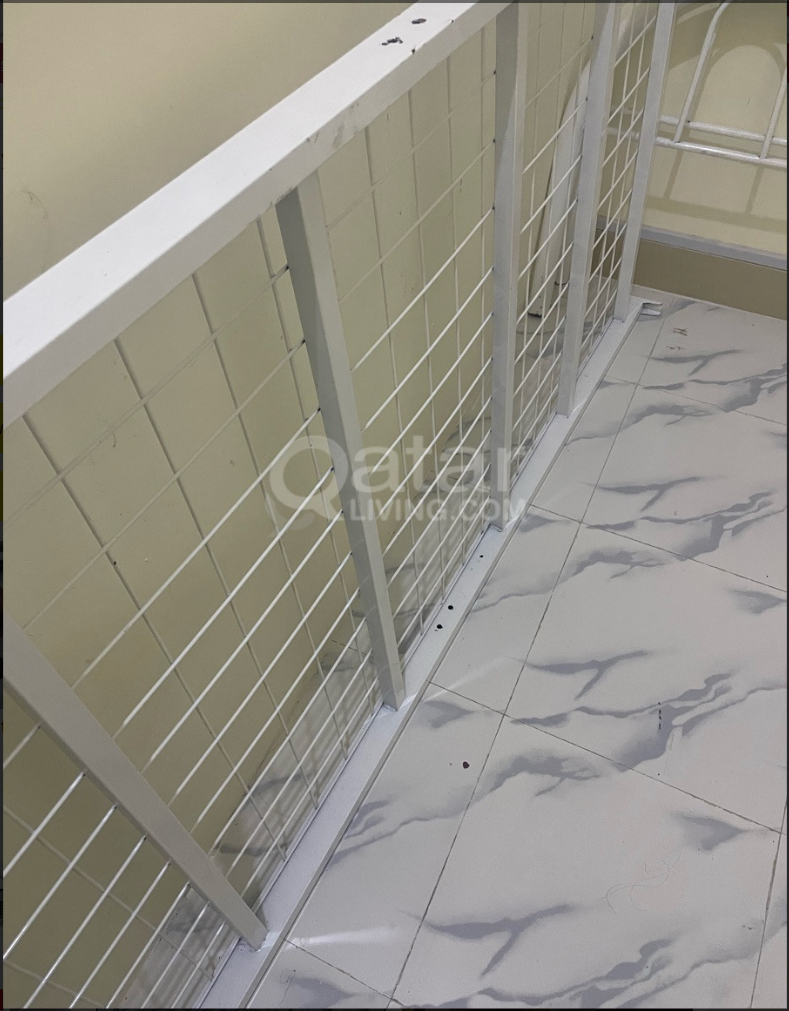 WHITE  STEEL BED FRAME  - fixed price - Image 2