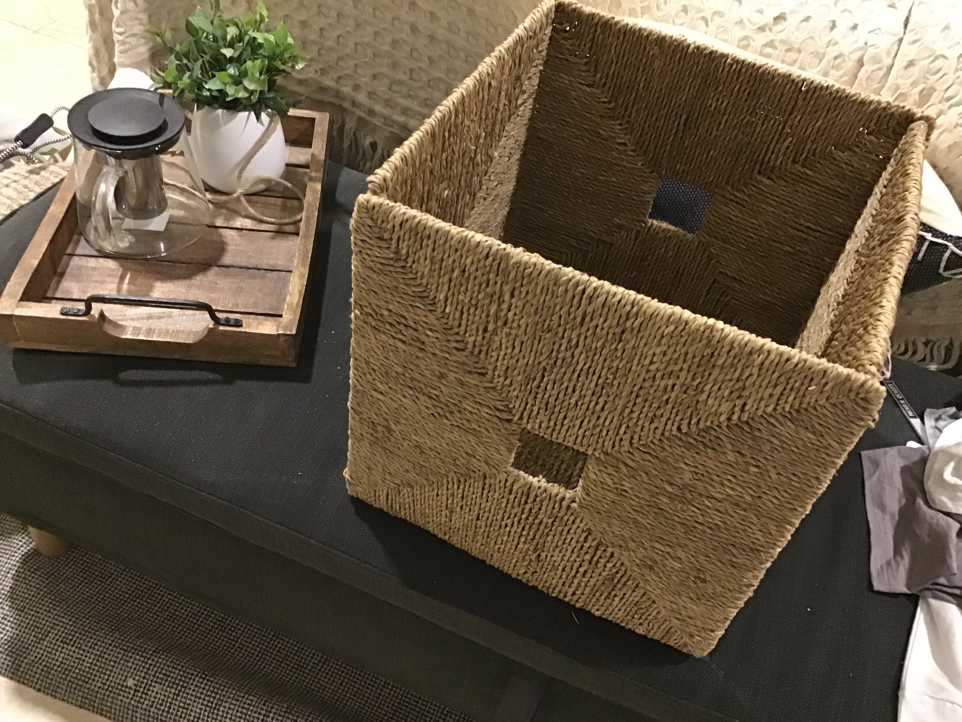 Ikea seagrass basket  - Image 3