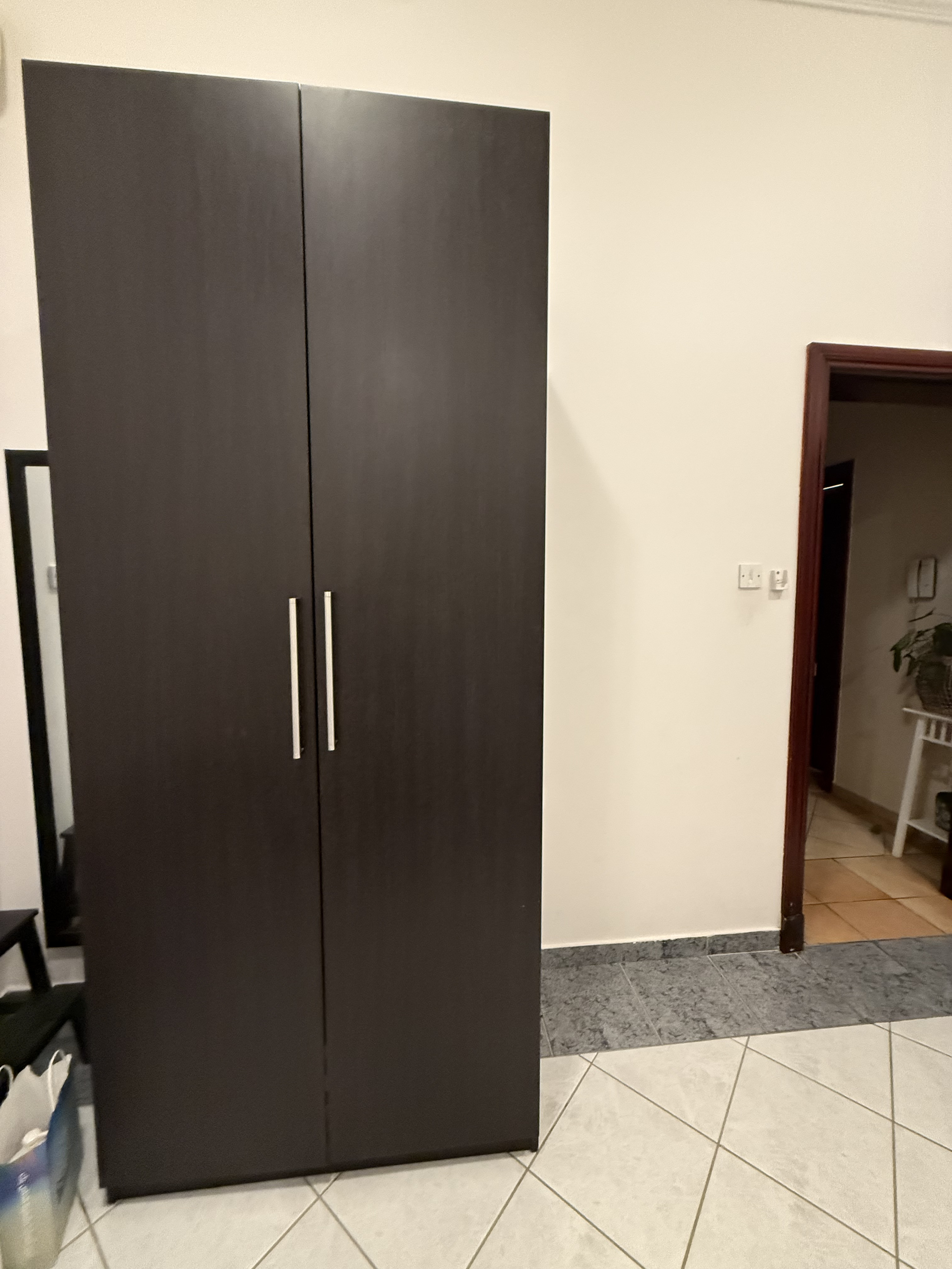 Ikea large wadrobe and 2 side tables - Image 3