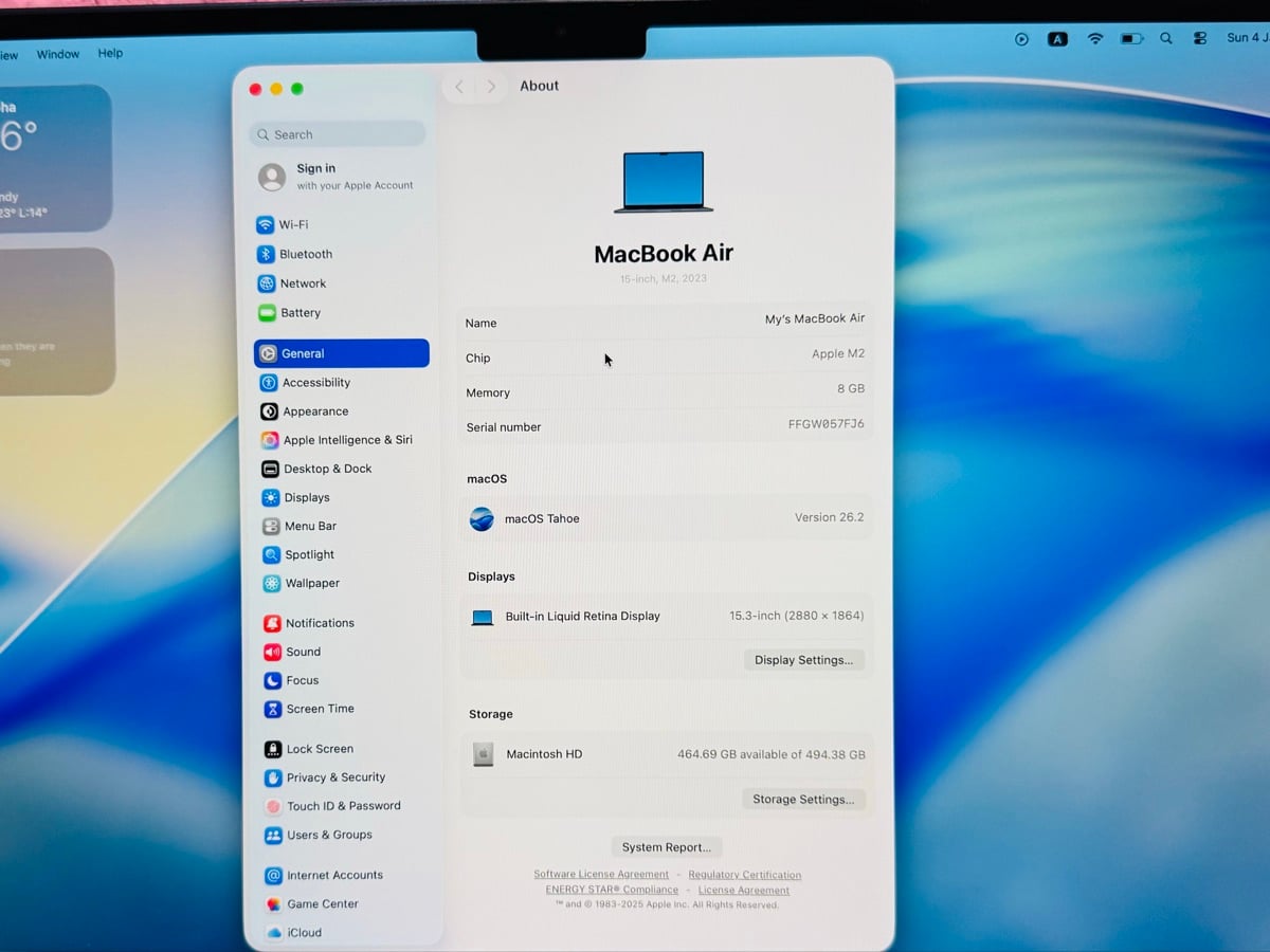 512GB 15 inch MacBook Air M2 - Image 3