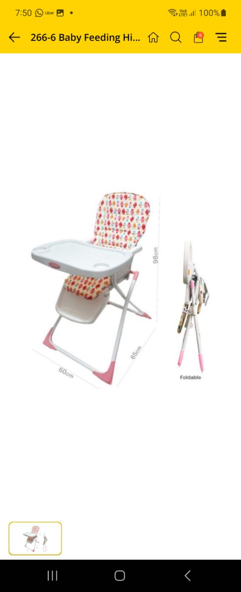 Baby High Chair - Image 2