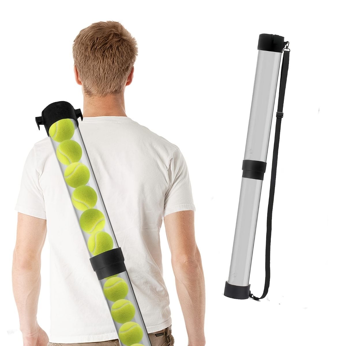 Padel tennis picky tube ball collector - Image 1