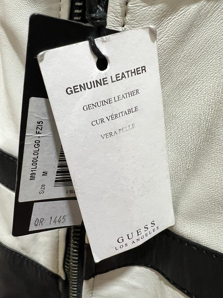 Original Guess Leather Jacket (Brand New) Medium Size - Branded Leather Jacket - Image 7