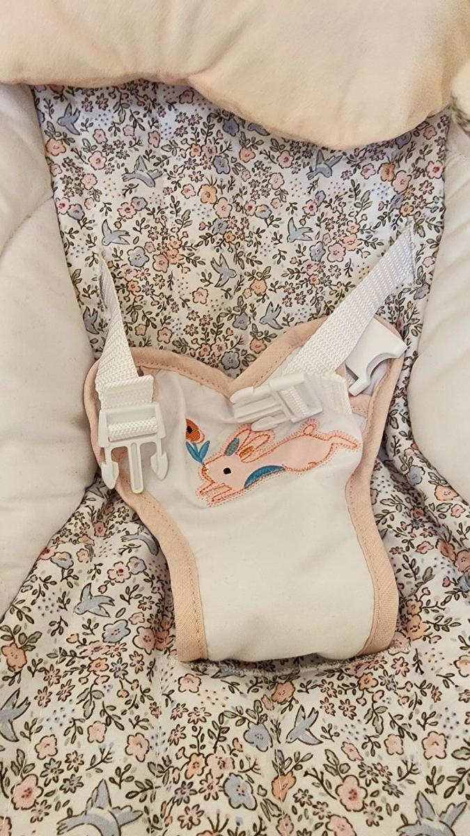 Pink Floral Baby Bouncer Mother Care - Image 5