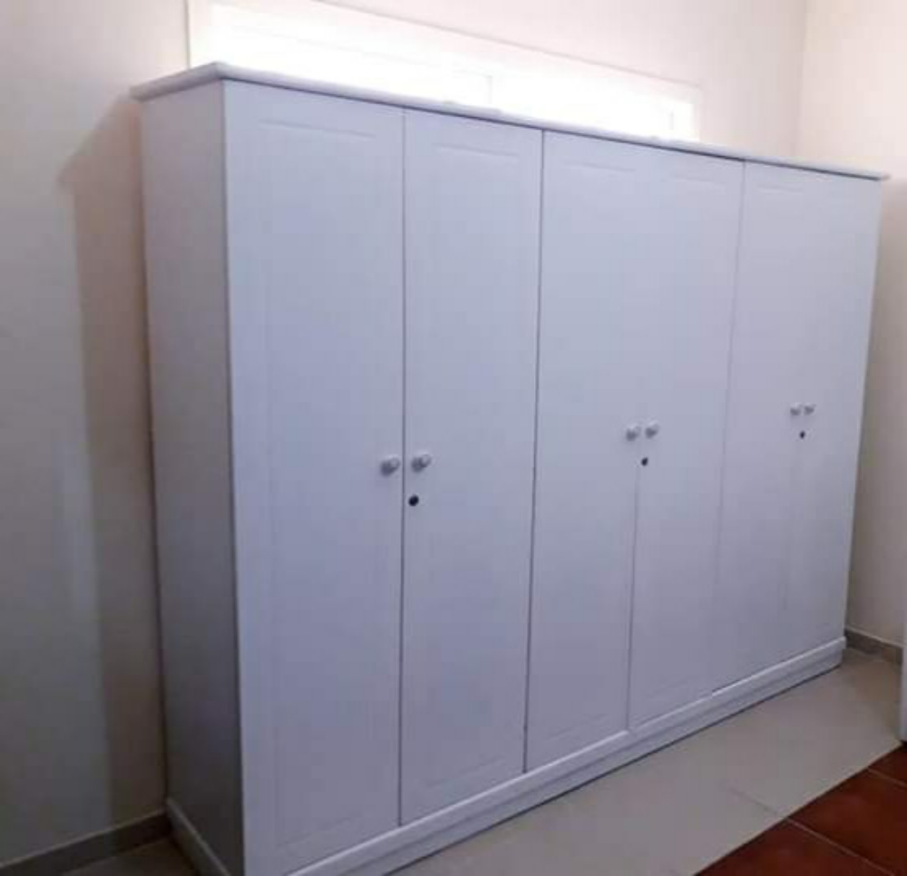 6 Door wooden wardrobe.Local made.Whatsapp 55352383 - Image 12