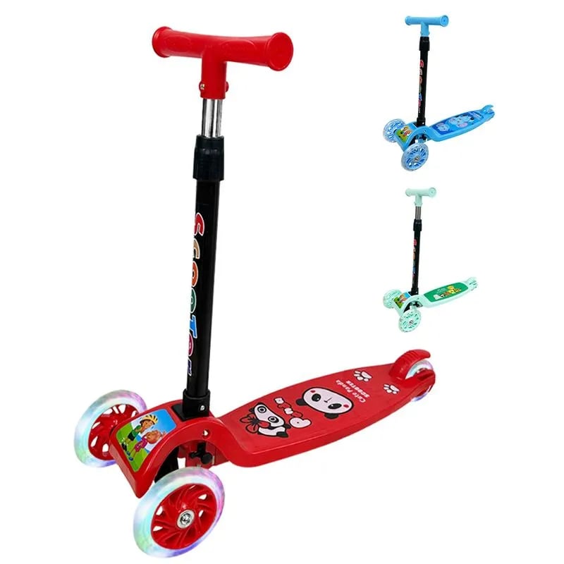 foldable, height-adjustable 3-wheel children's scooter - Image 1