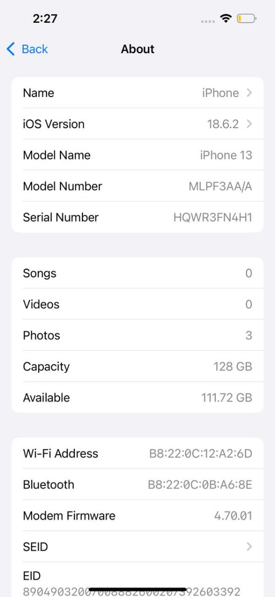 Iphone 13. 128GB.   Battery 92 apple warranty 4 months - Image 2
