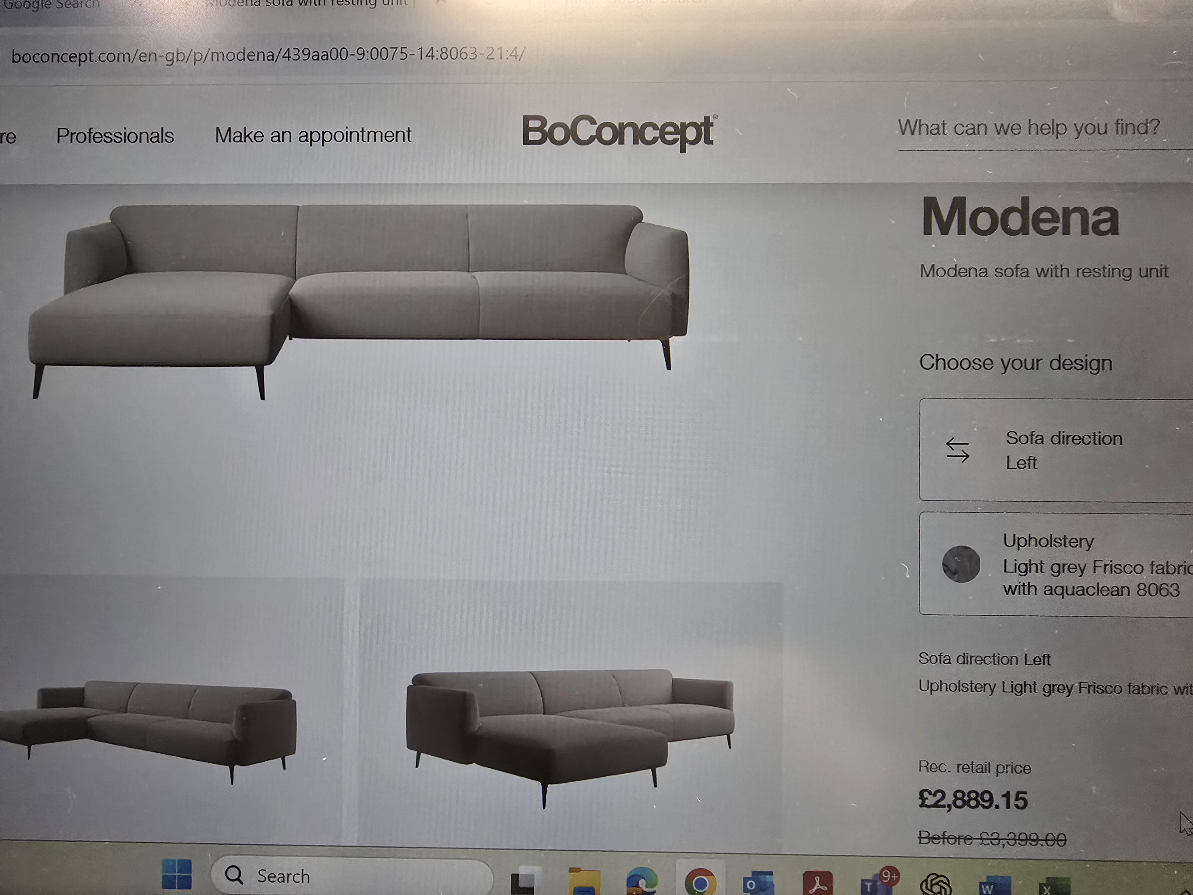 Modena Sofa with Resting Unit from BoConcept - Image 2