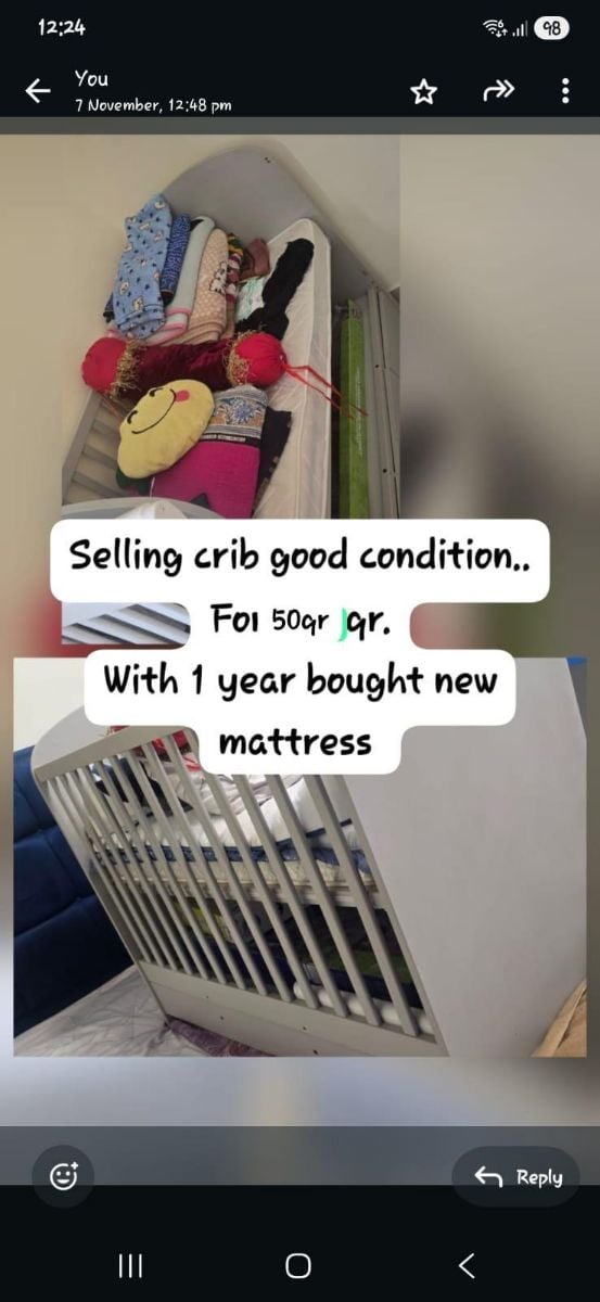 Crib for sell...good condition - Image 1