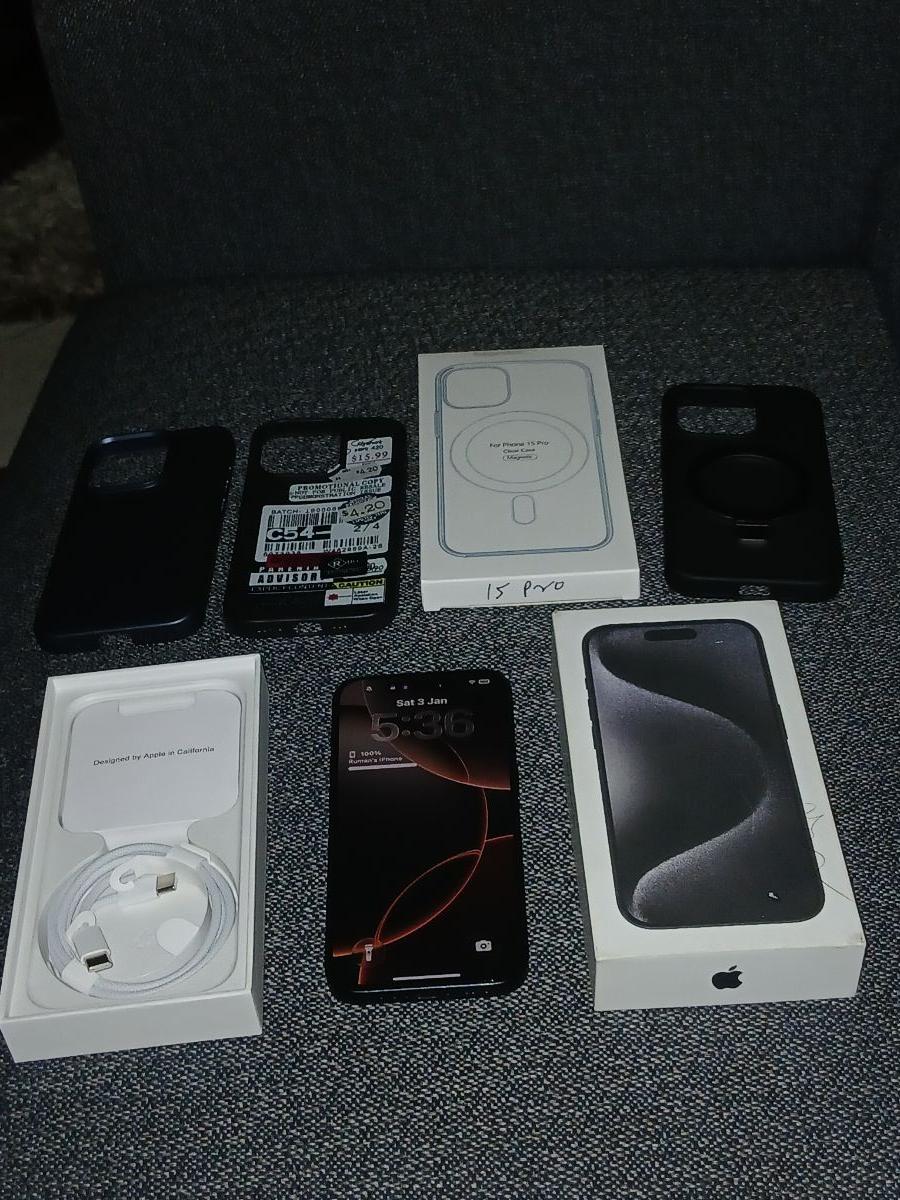 Iphone 15 pro 128/gb blue titanium - Image 8