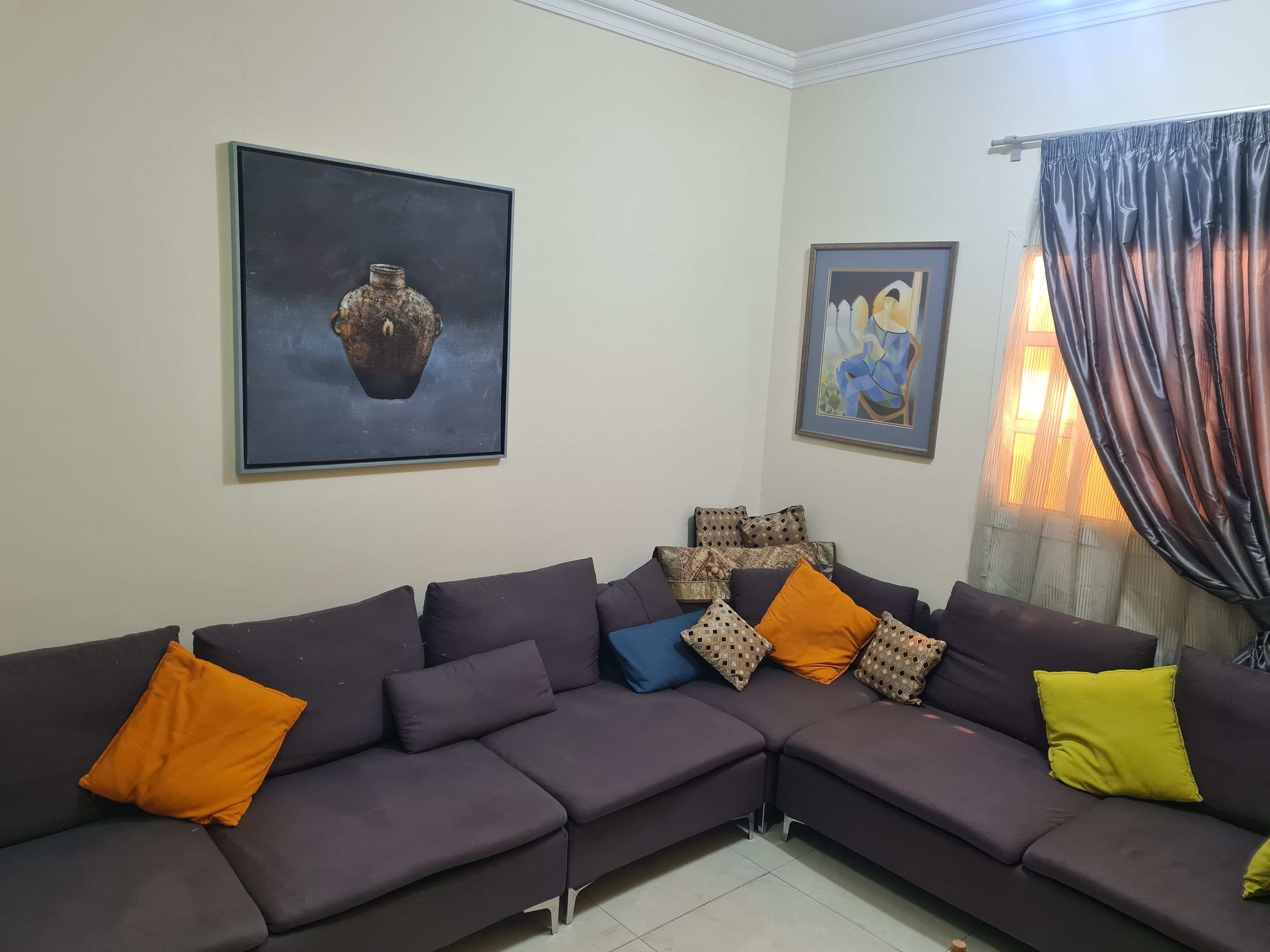 Immediate 8 seater L shaped Sofa (leaving Qatar) 1300 QAR - Image 2