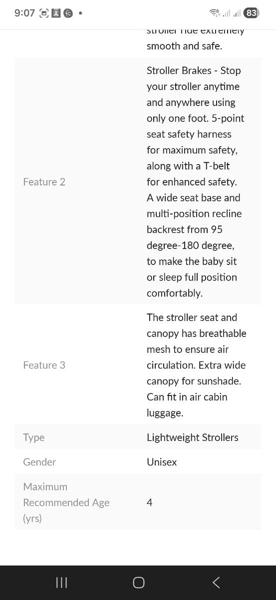 Baby stroller with carrier - Image 3