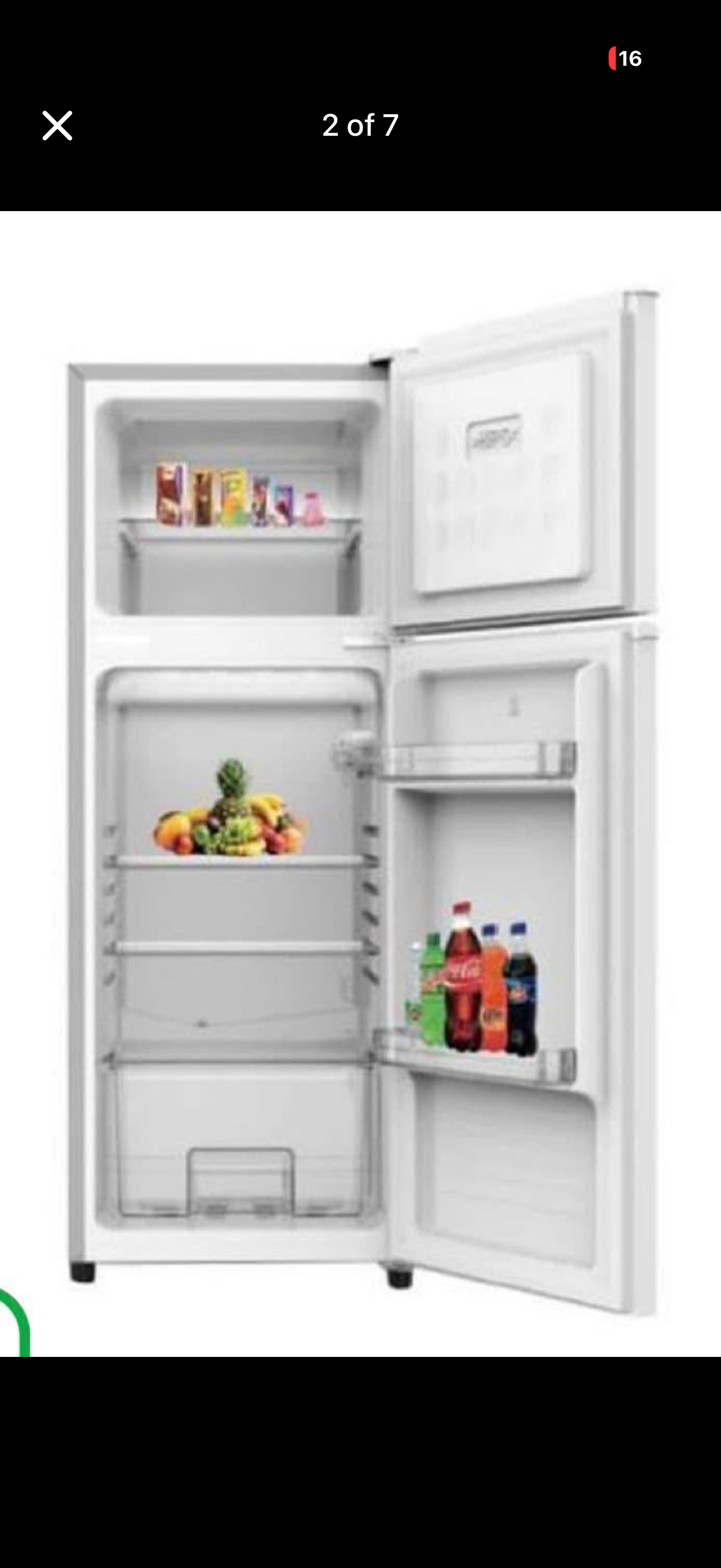 Aftron Double Door Refrigerator - Used - Excellent Condition - 132 Litre - Urgent Sale - Image 2