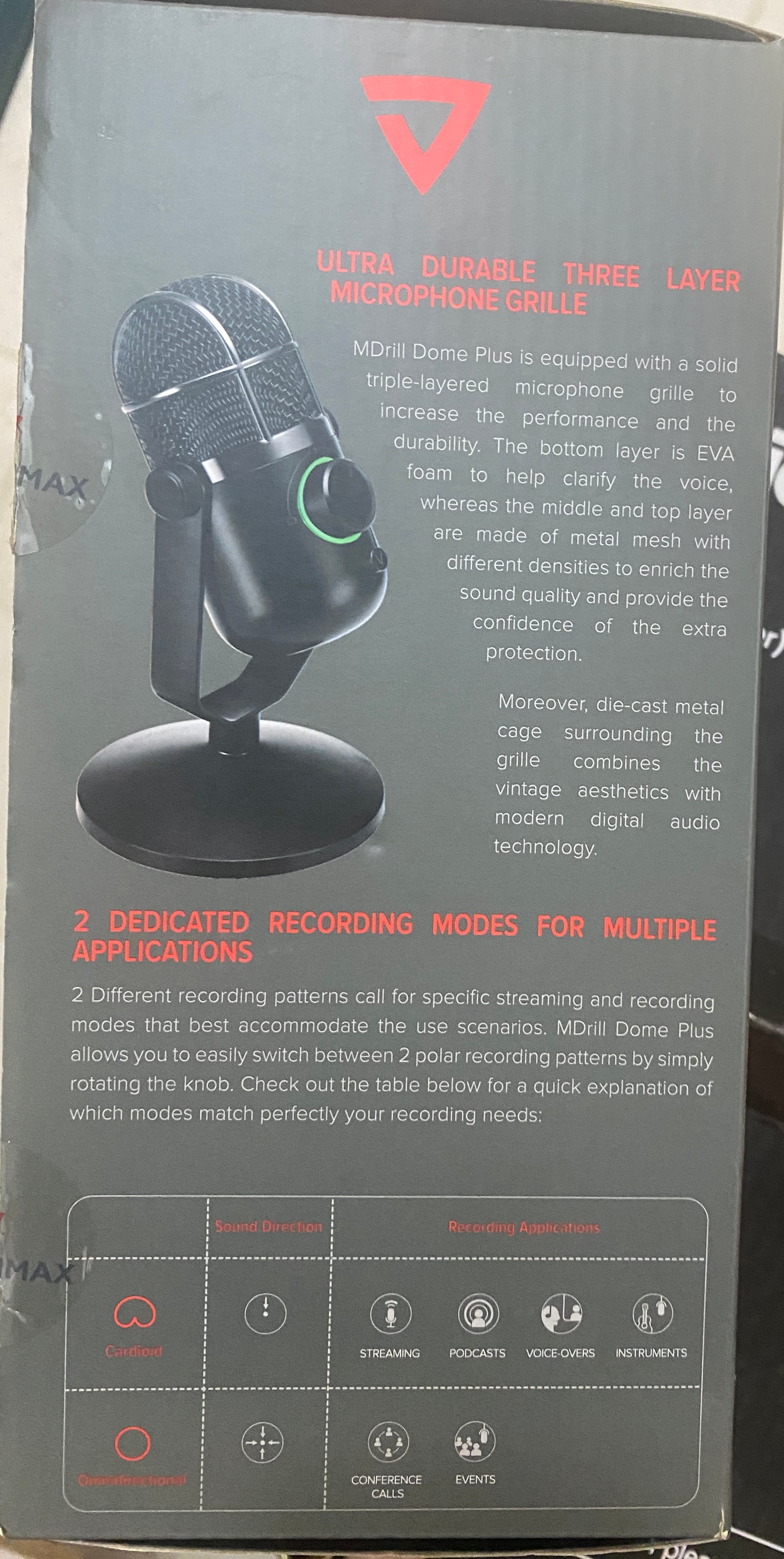 Thronmax MDrill Dome Plus – Professional USB Microphone (Like New) - Image 3