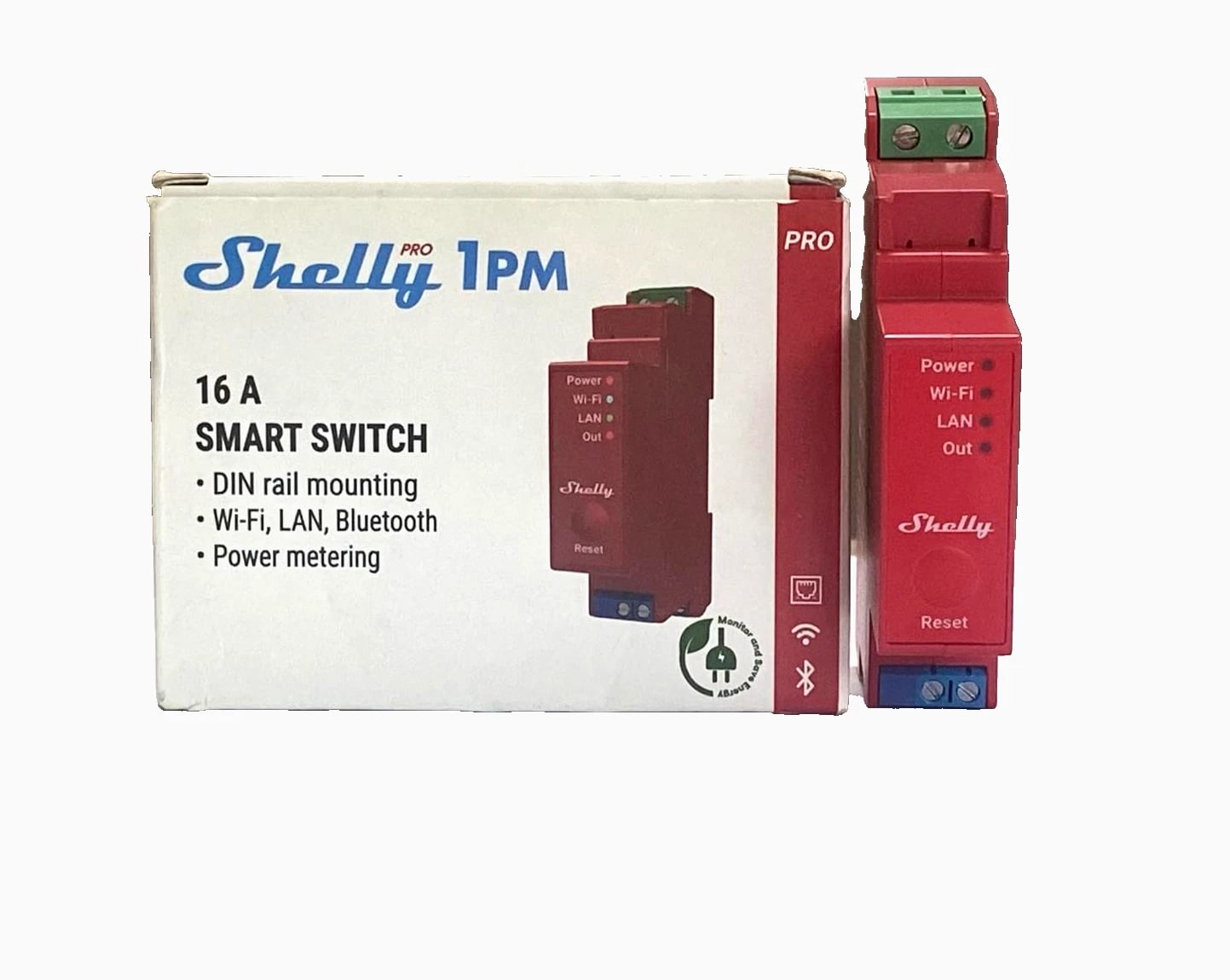 Shelly Pro 1PM-BT, Wi-Fi & LAN 1-Channel Relay Switch with Built-In Power Meter - Image 5