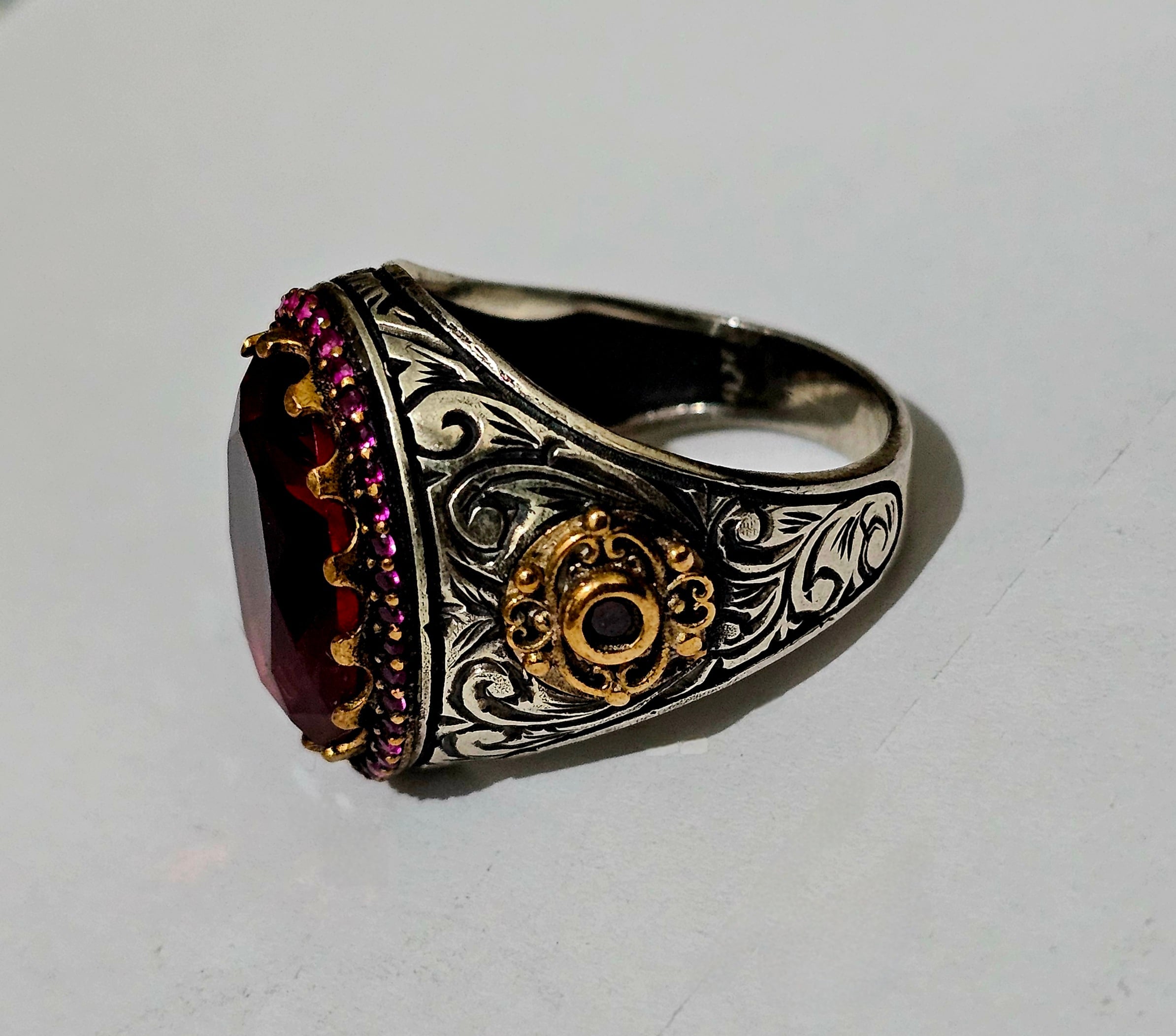 Handmade Silver Zultanite Stone Ring  - Image 3