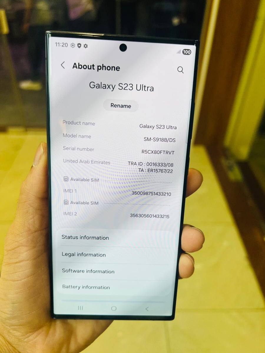 Samsung Galaxy s23ultra 256gb - Image 1