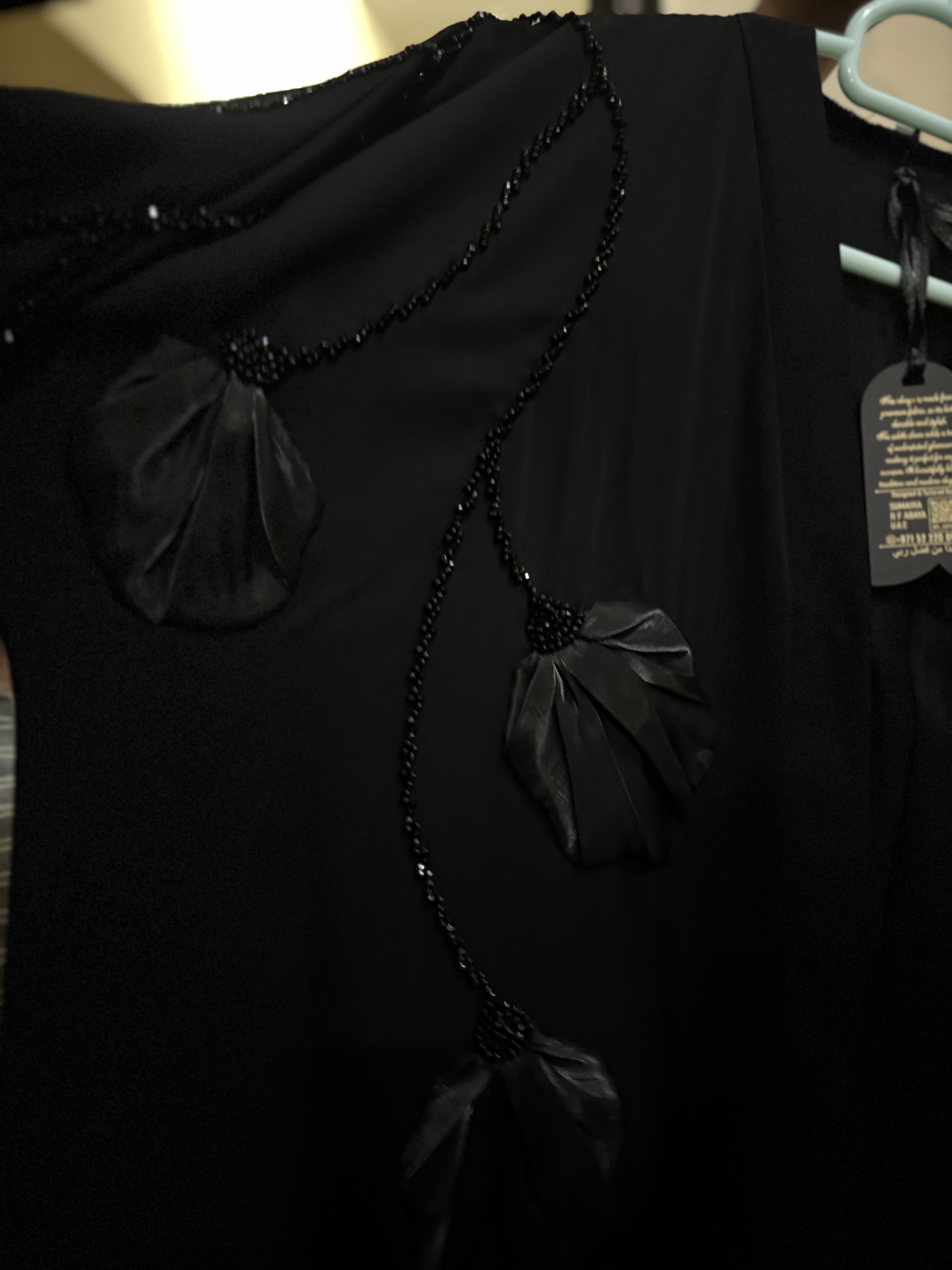 BRAND NEW BLACK ABAYA - Image 2