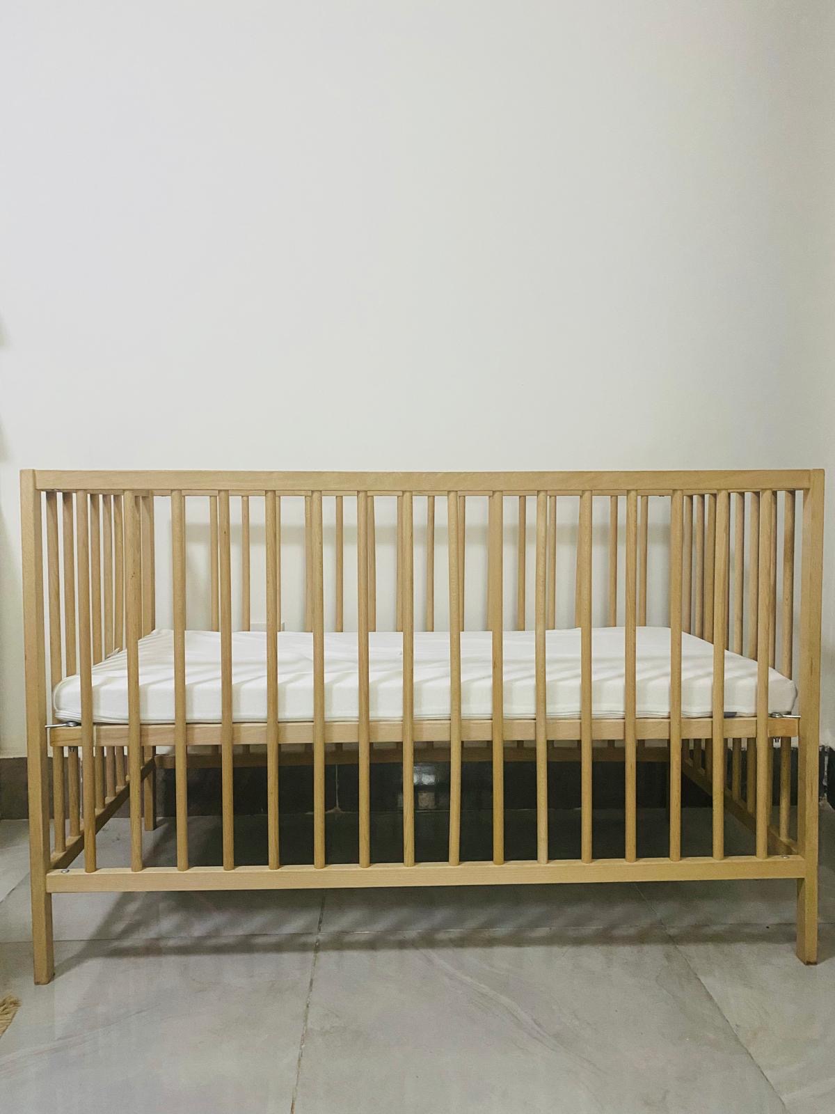 Ikea crib and mattress  - Image 3