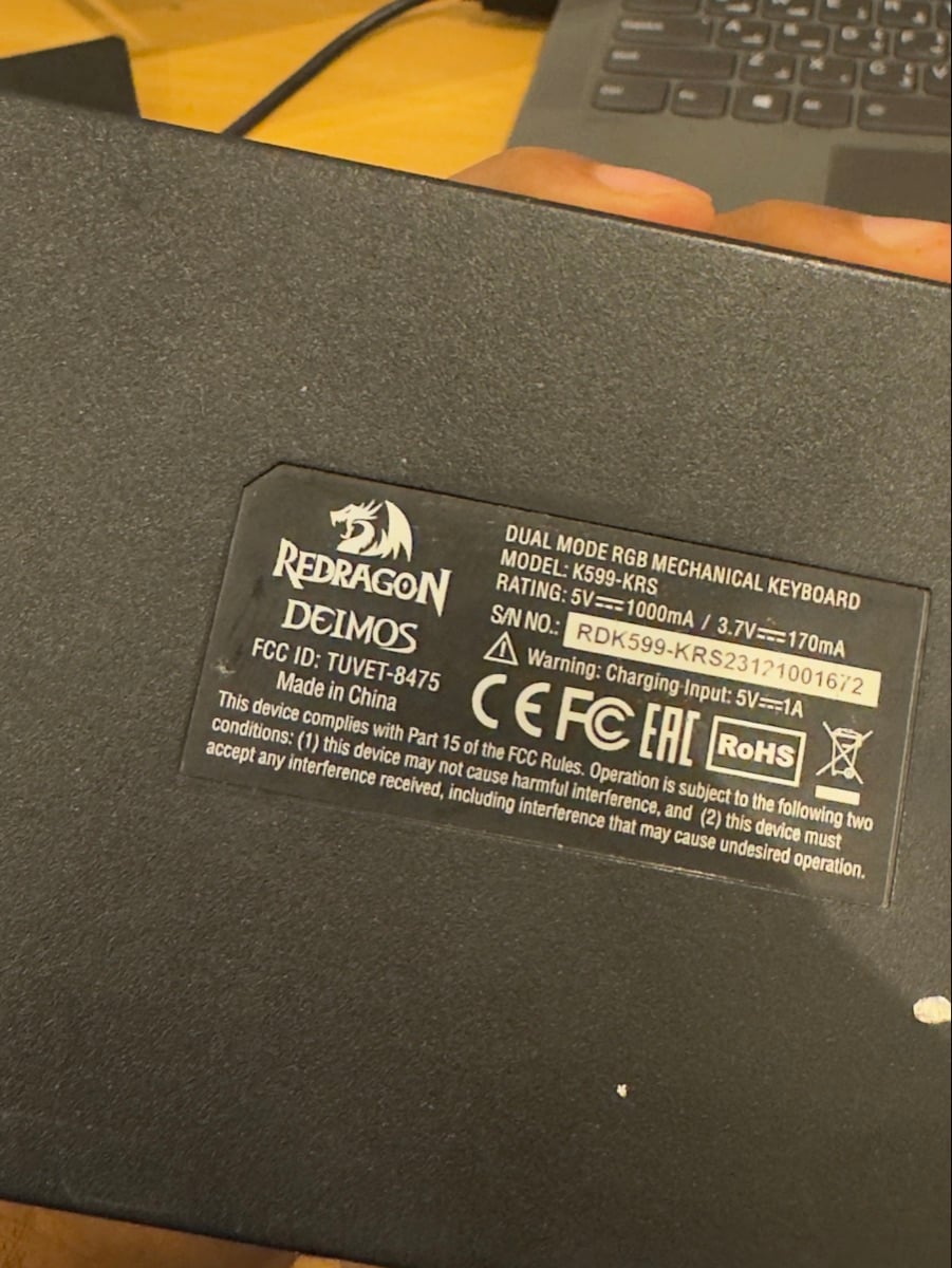 Mechanical keyboard (Red dragon)urgent sale - Image 6