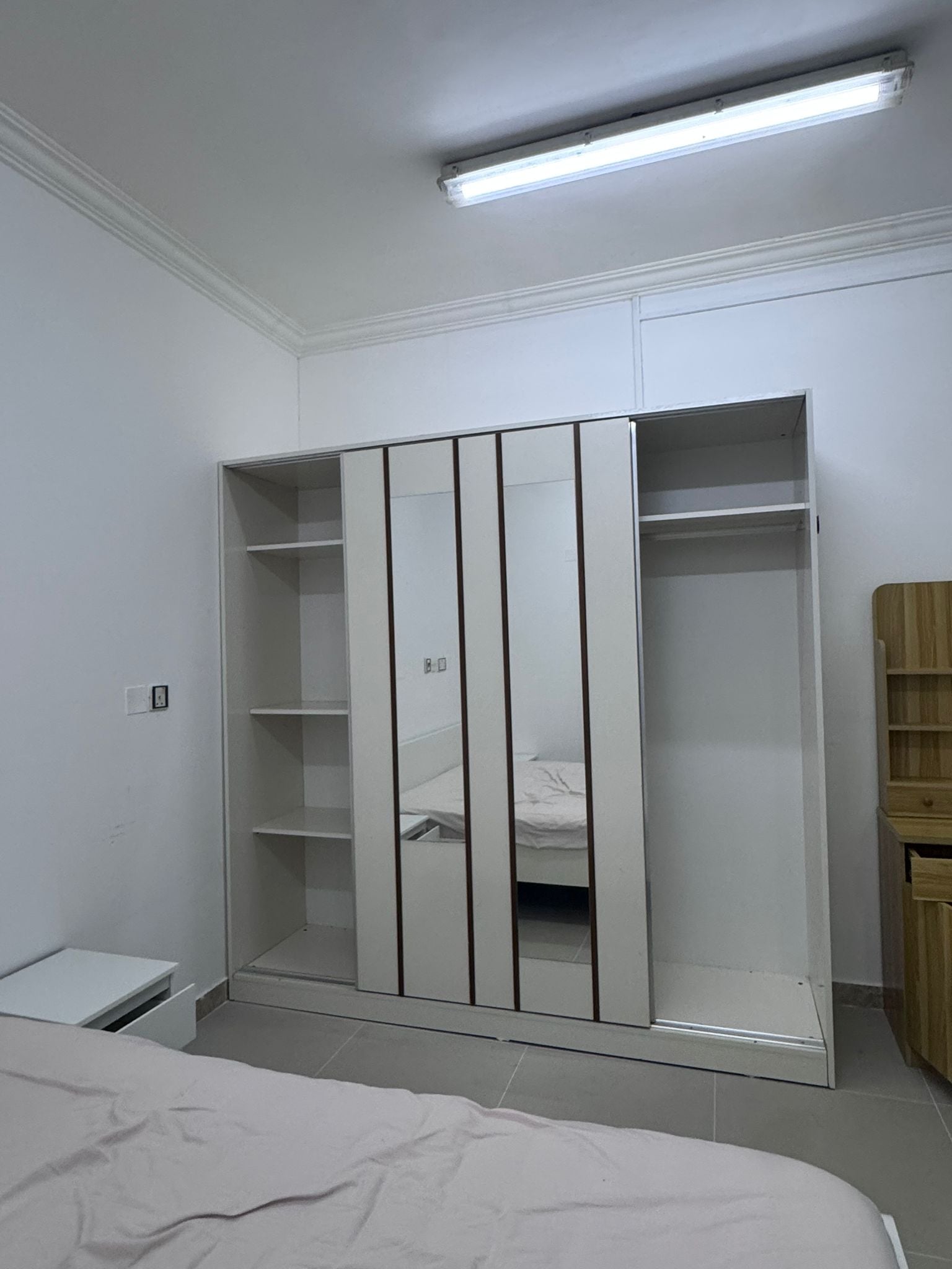Home Centre Sliding Wardrobe with Mirror – Good Condition - Image 7