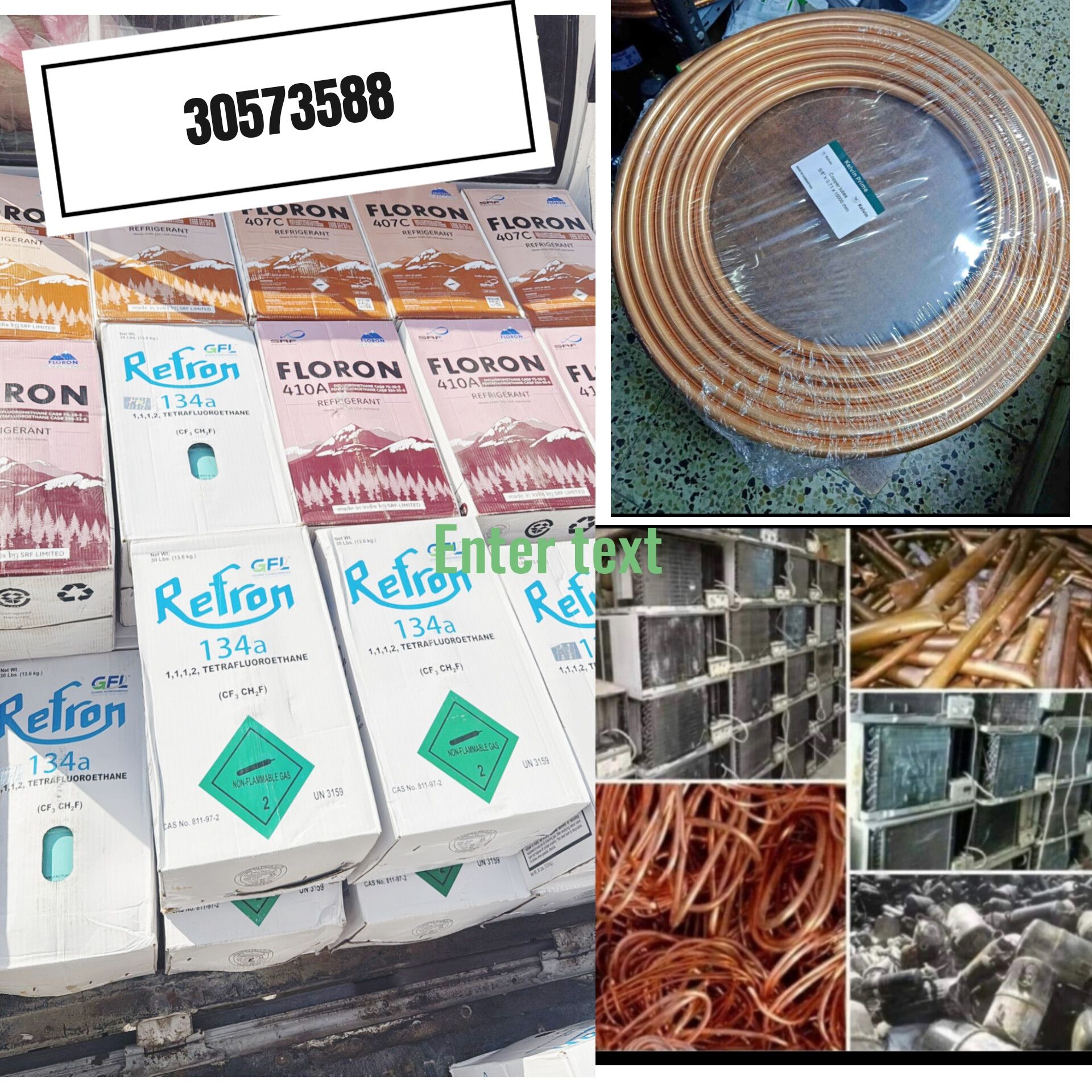 I buy ac gas and new copper pipe damage ac - Image 2