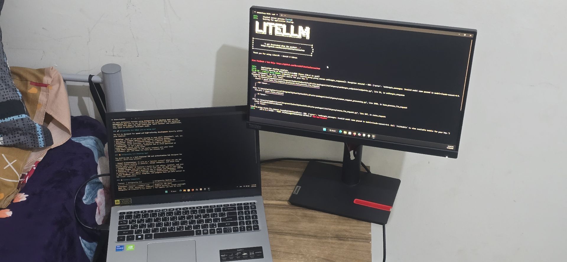 Lenovo 22" Full HD Monitor – Clean Company Used (Vertical/Adjustable Stand) - Image 4