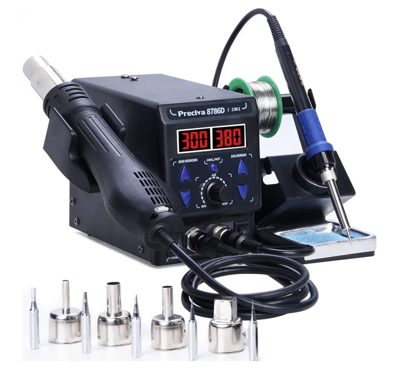 Rework station( high quality UK) with heat gun( Soldering) - Image 2