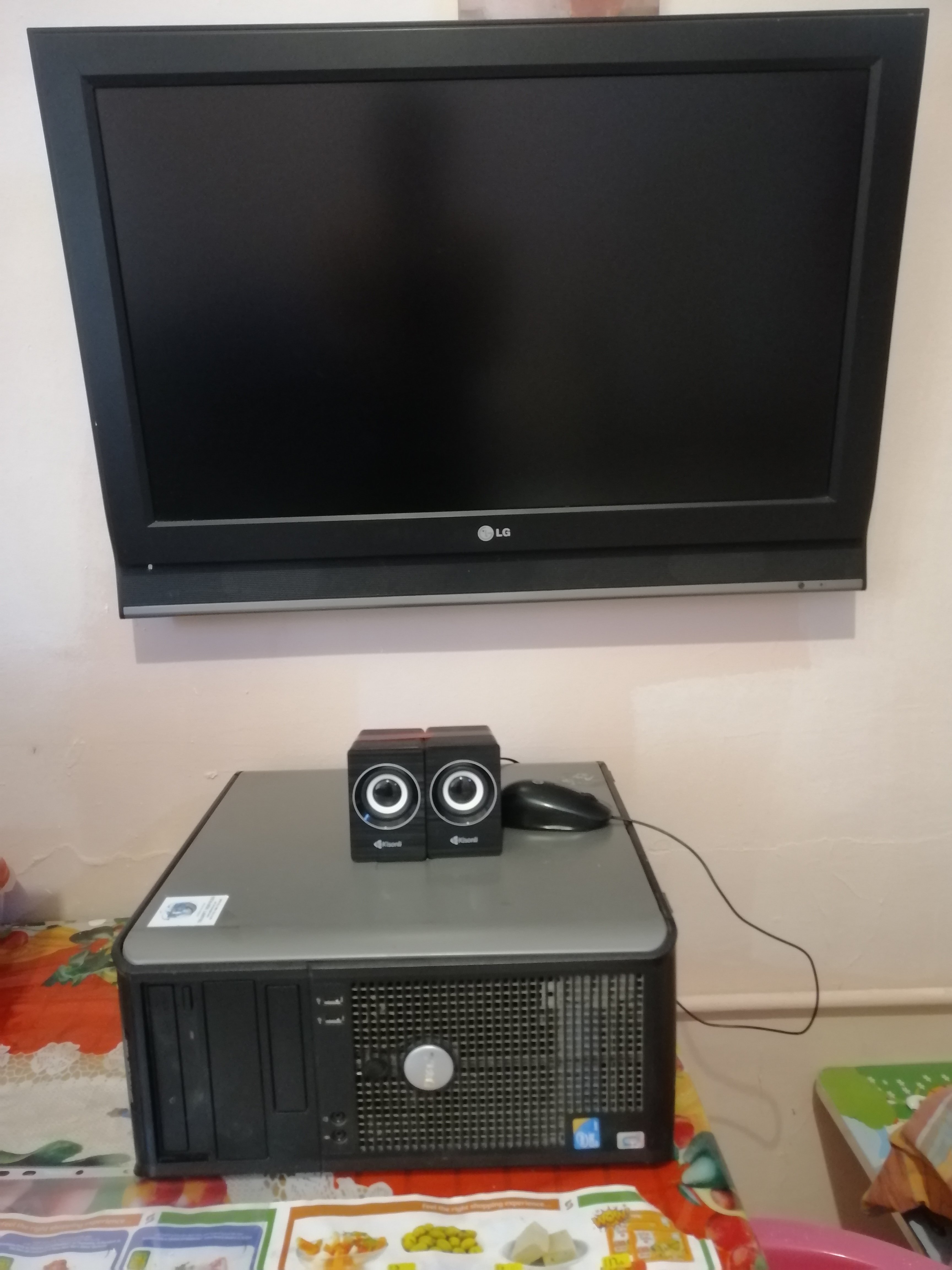 Dell CPU: Intel Core2 Due with LG Plasma 32 Inc TV or HP Monitor - Image 3