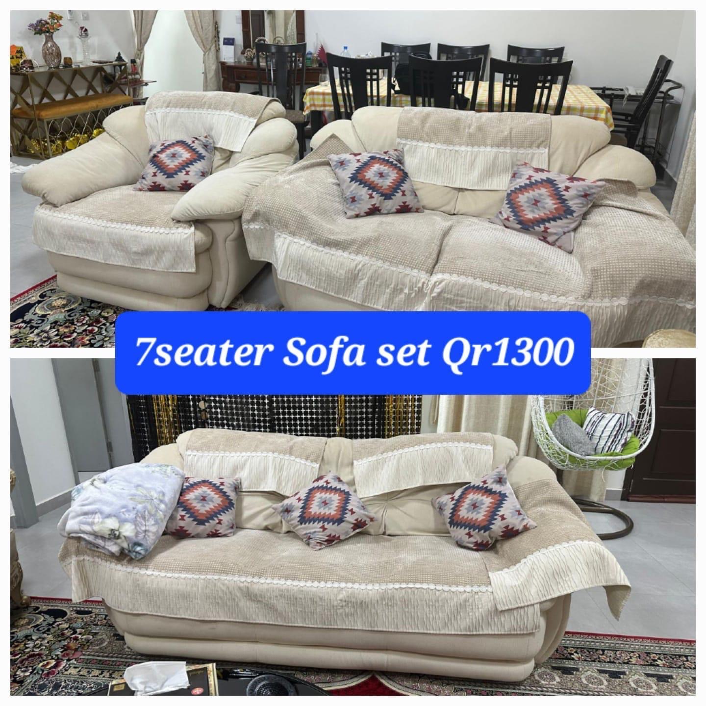 7 Seater Used Sofa - Image 3