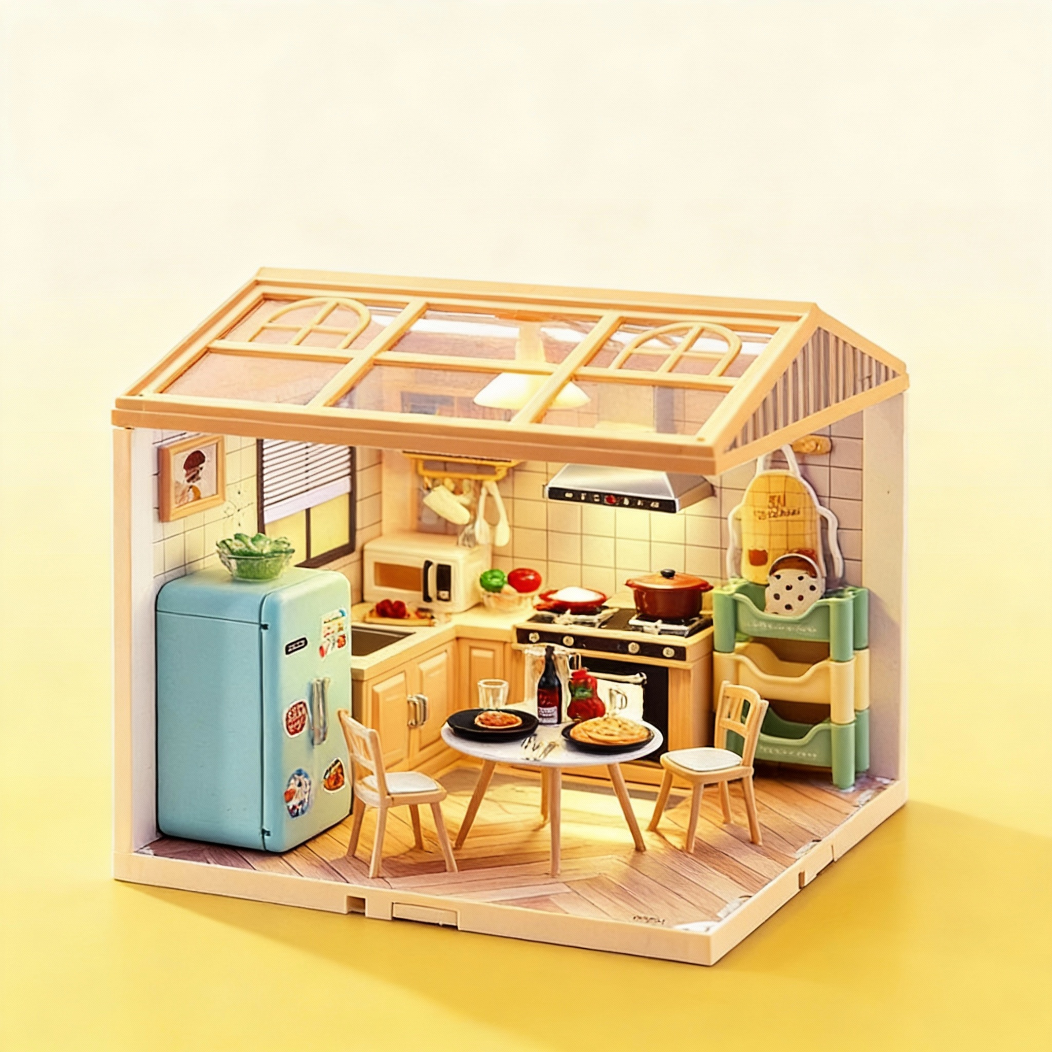 DIY Mini Kitchen Building Set - Image 2