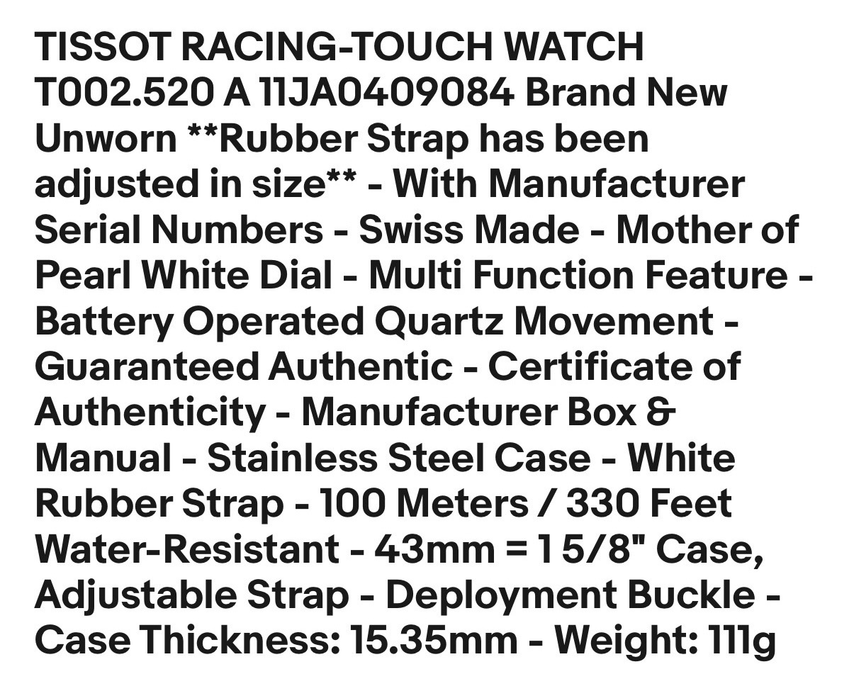Tissot Racing-Touch  - Image 5