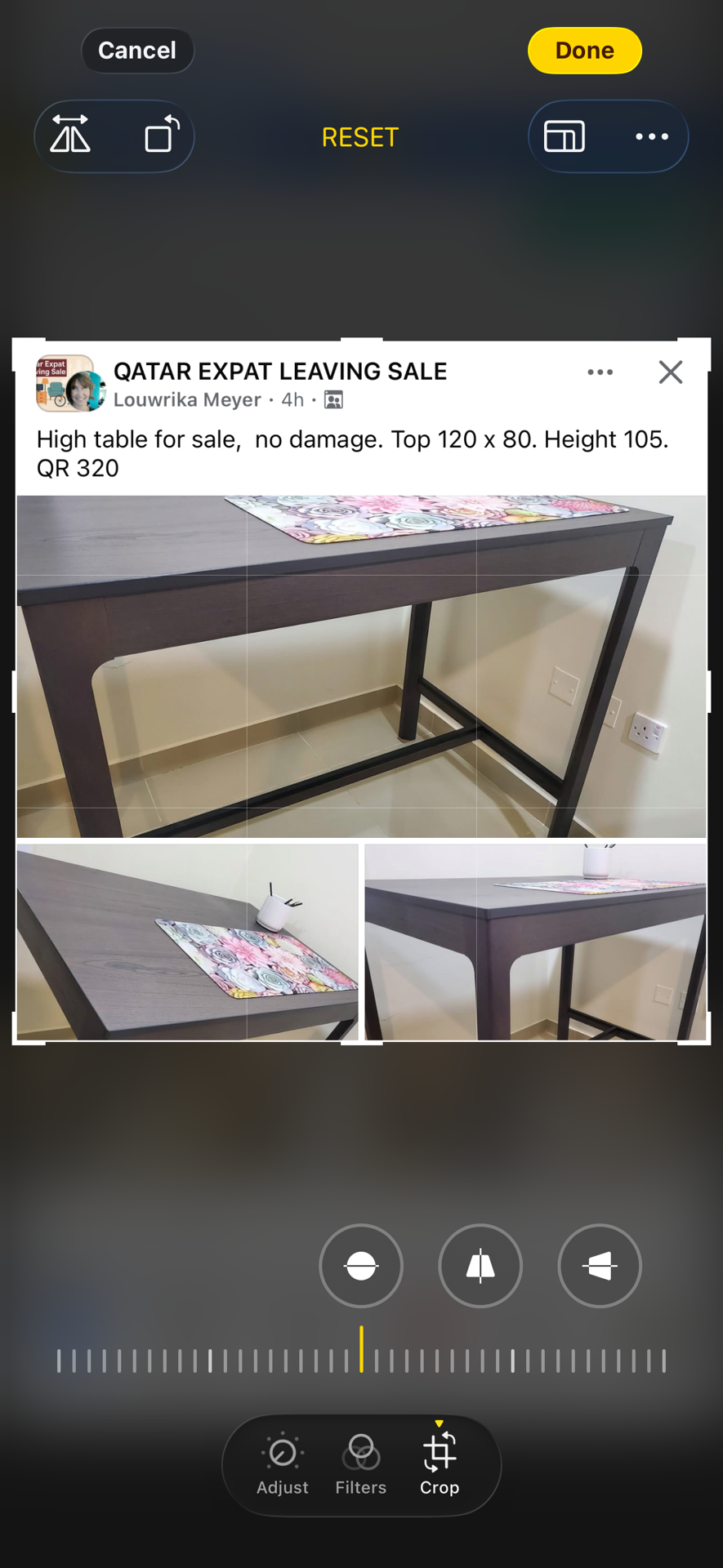 Table and chairs - Image 1