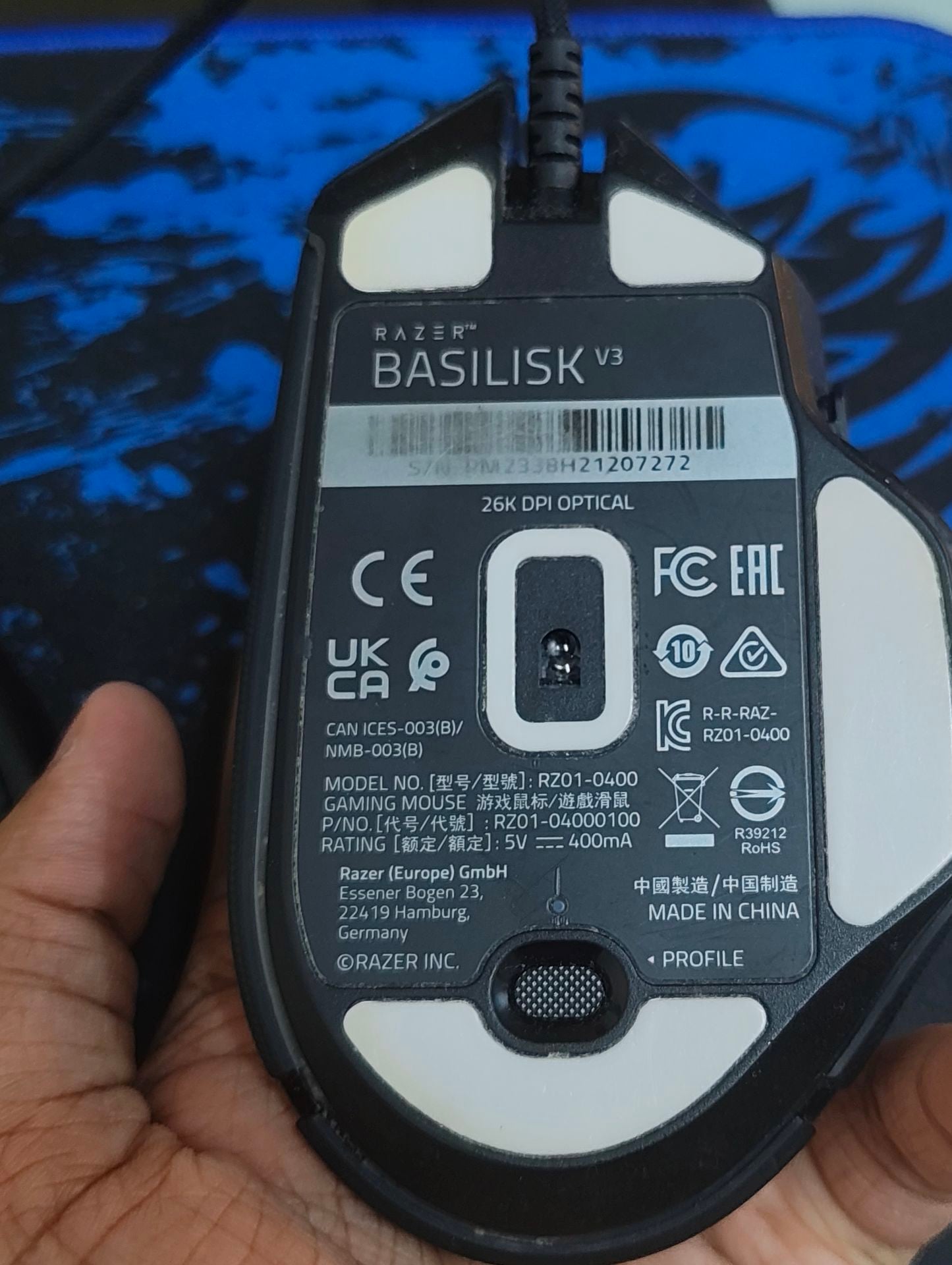 Razer Basilisk v3 (Gaming Mouse) - Image 4