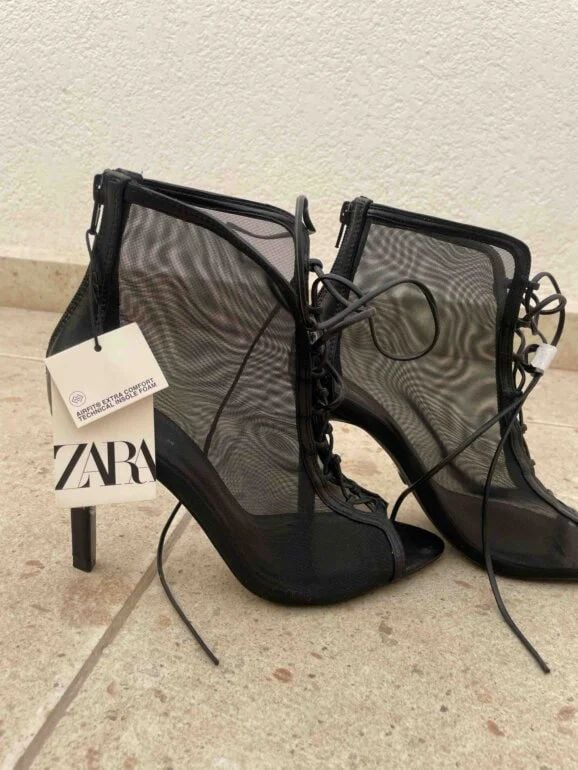 Zara High Black Heels New!! - Image 2