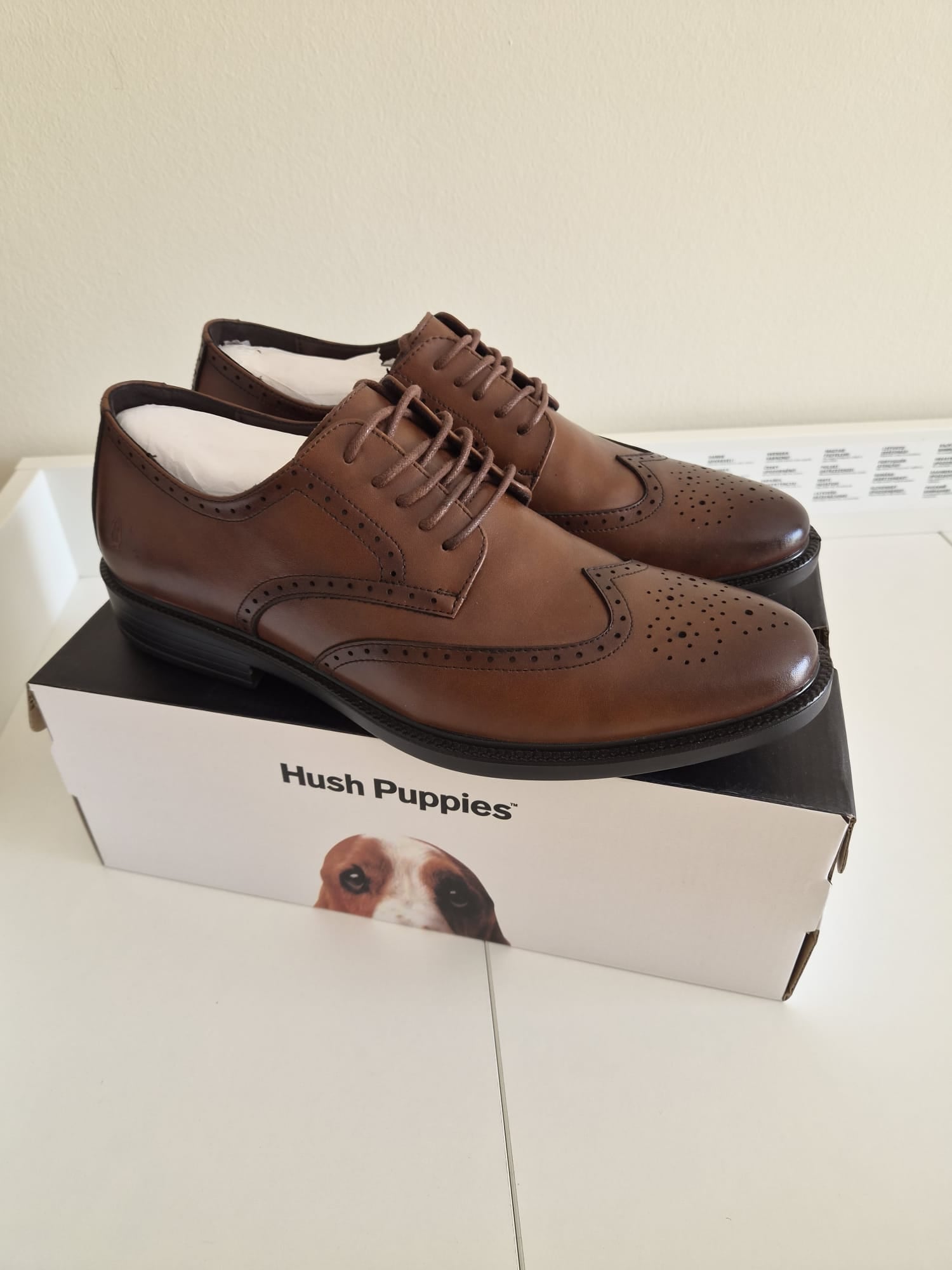 Hush Puppies Brown Leather Brand New - Image 3