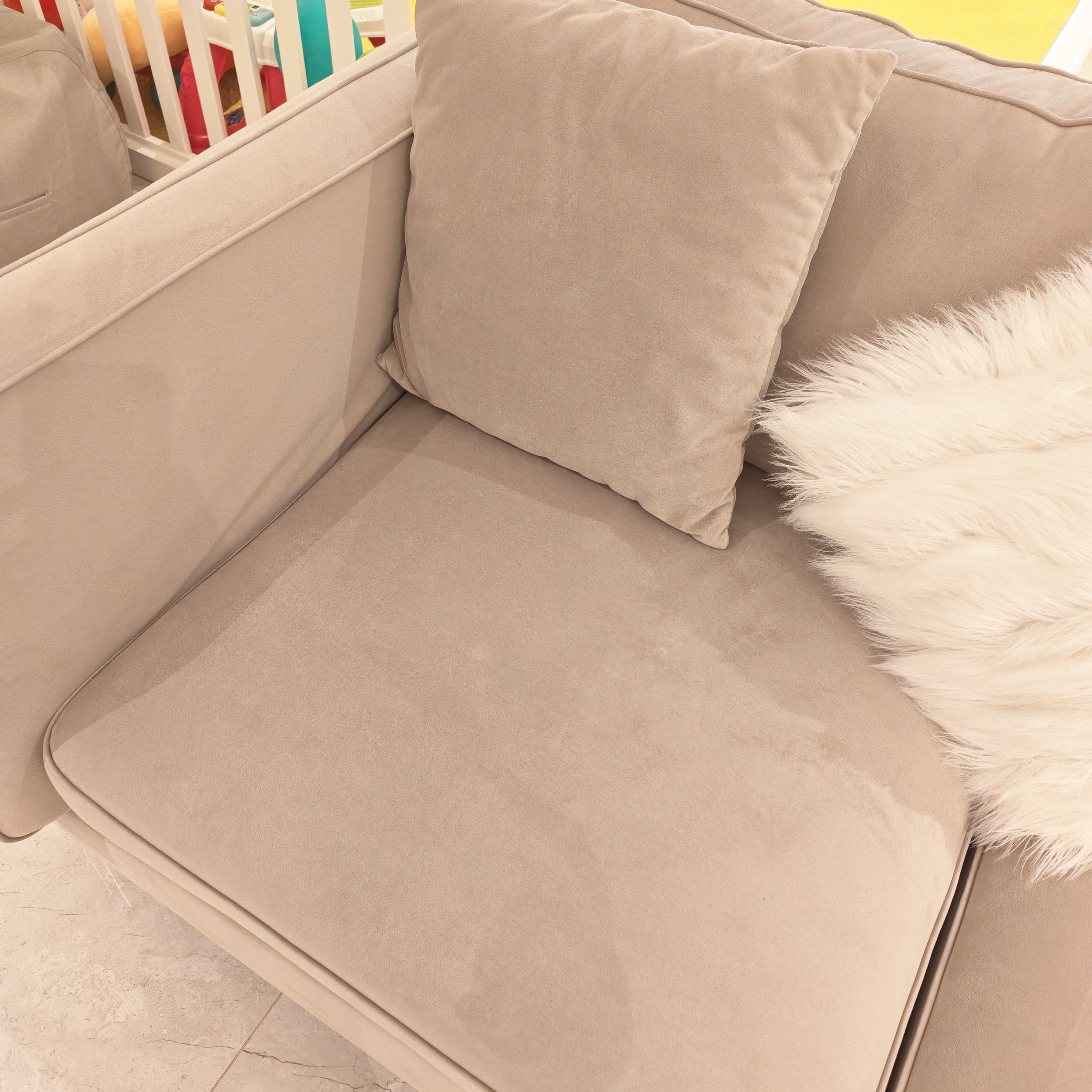 Taupe Velvet Sofa Set – MUST SEE, ABSOLUTE STEAL! 🛋️** - Image 7