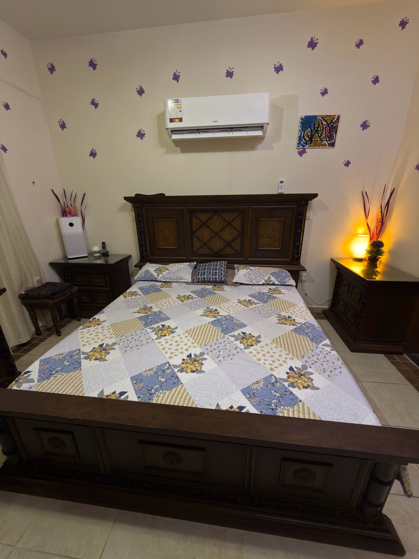 King size bed with mattress (180*200) - Image 1