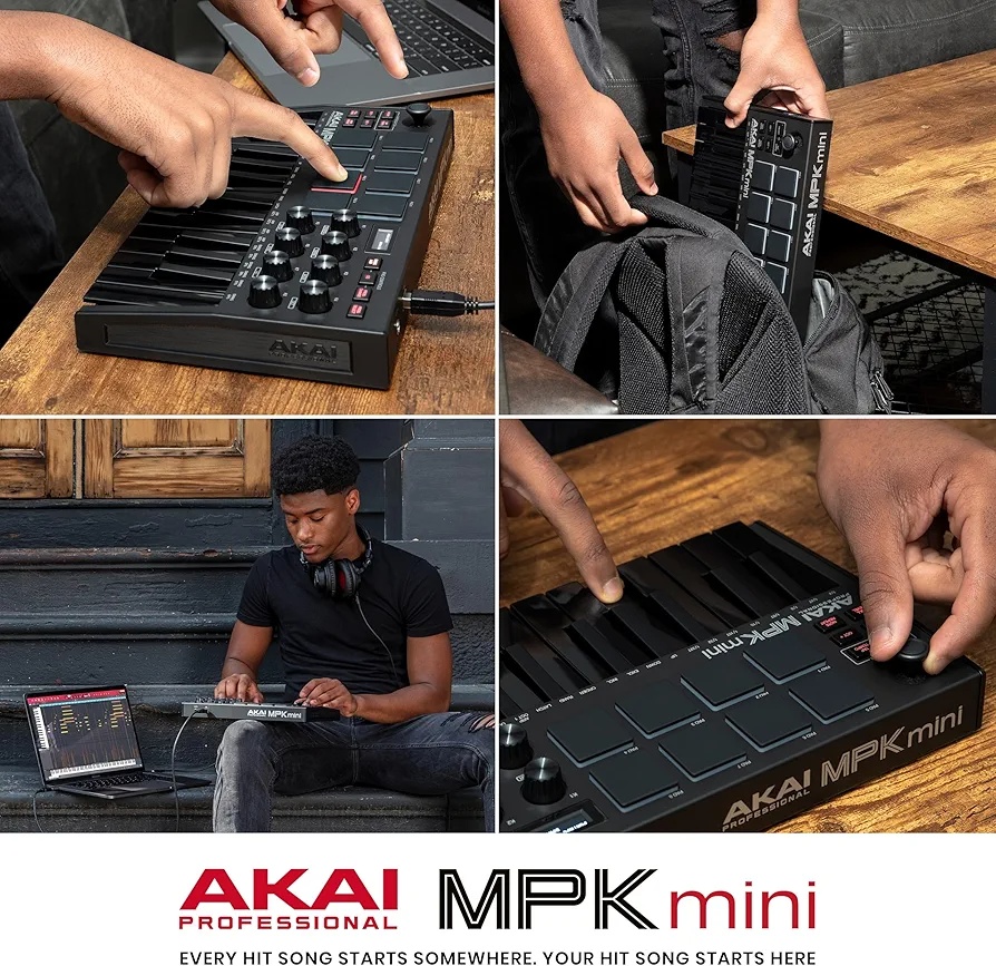 Akai Pro MPK Mini MK3 Black Special Edition MIDI Keyboard - Image 6