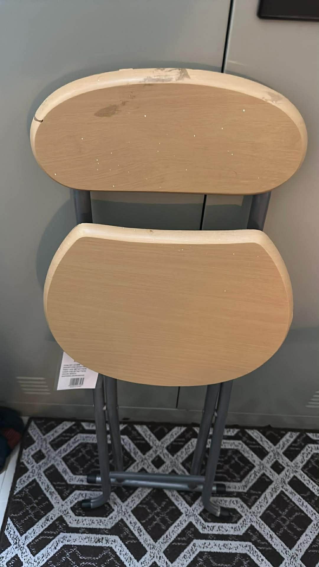 Computer Table with Chairs & IKEA Side Table - Image 6