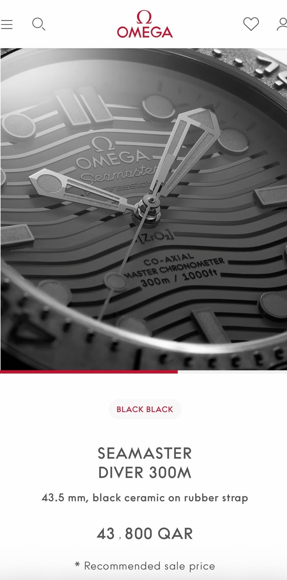Omega Seamaster Full Black – For Sale - Image 7