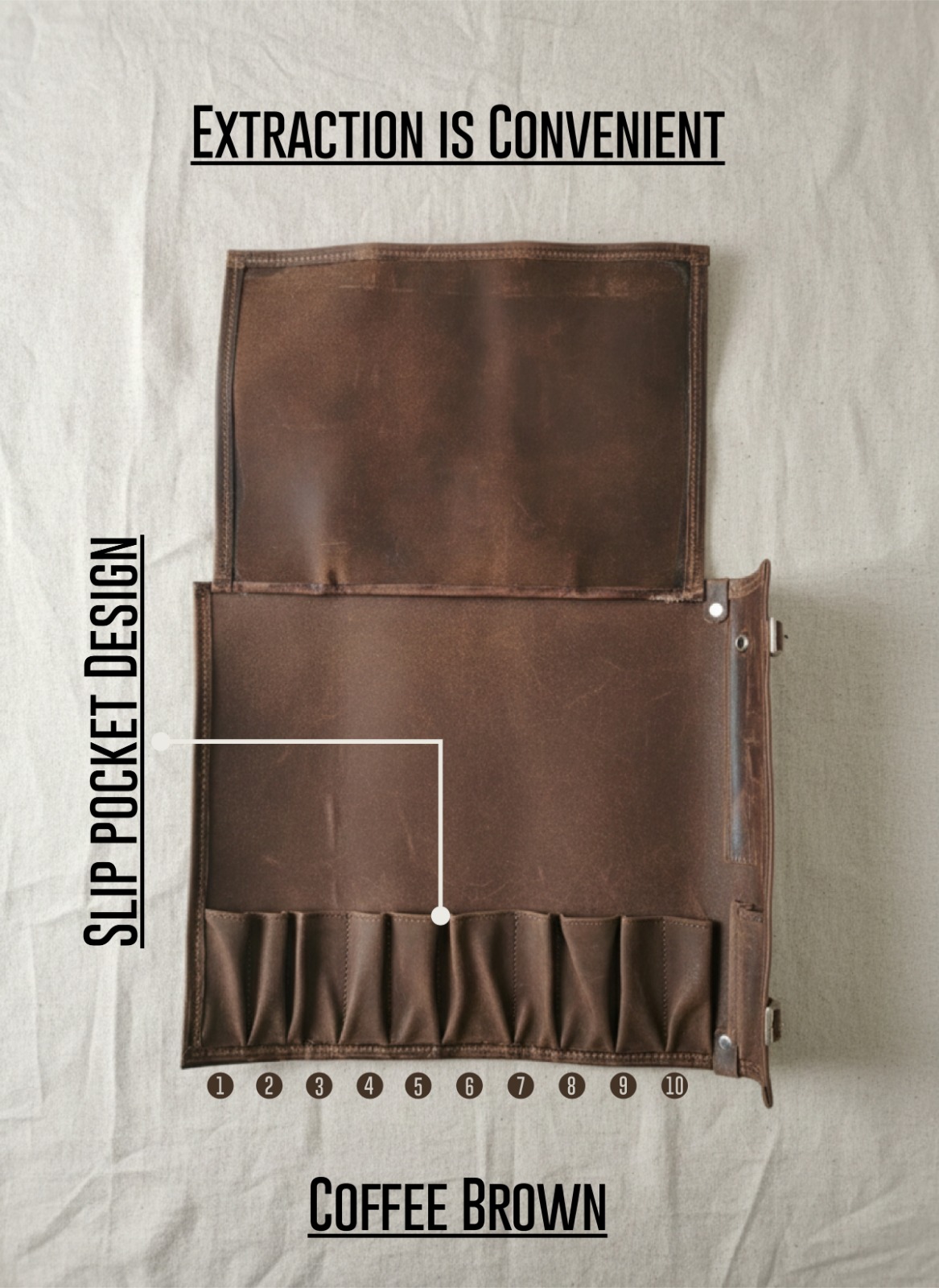 The Artisan Chef Signature Set - Hand Stitched Leather - Image 5