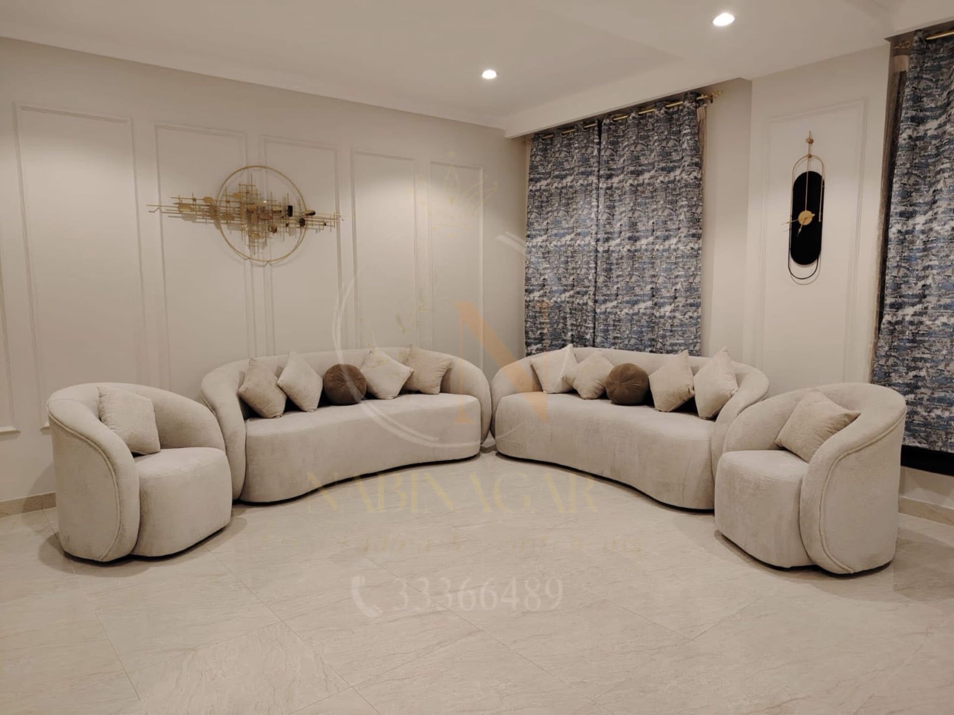 New L Sofa Set For Sale, Good Quality, Make in Doha, Color Available  - Image 8