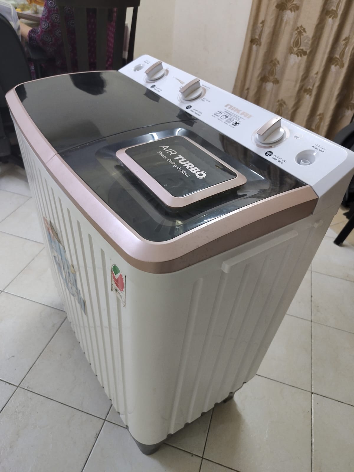 Under warranty Nikai Semi Automatic Washing Machine 8kg  - Image 3