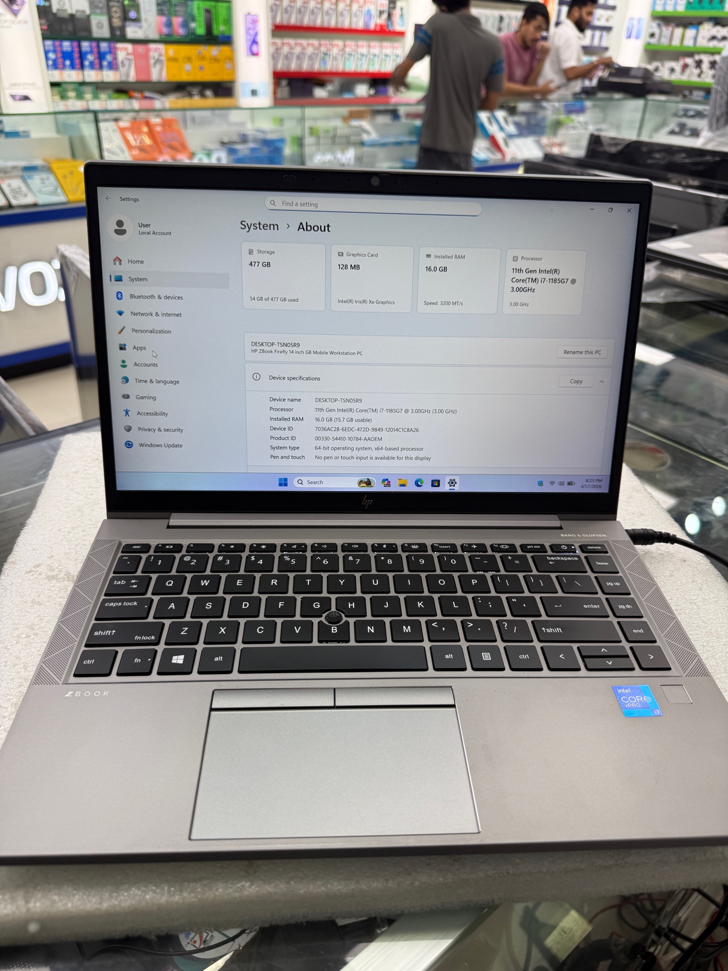  HP Z-Book Firefly 14 G8 Workstations i7 - 11th Gen - Image 8