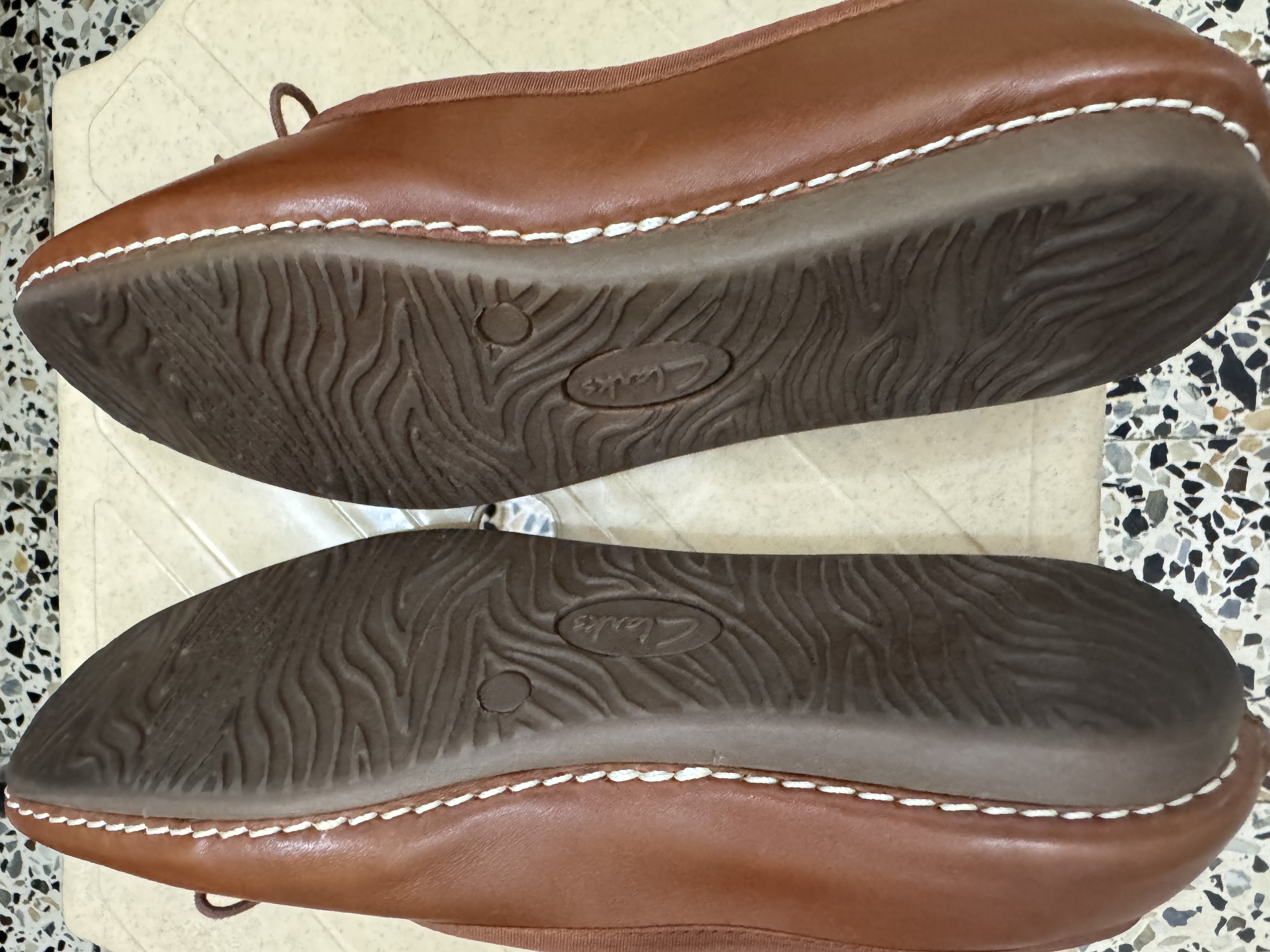 Clark ballerina shoes - brown color - Image 4