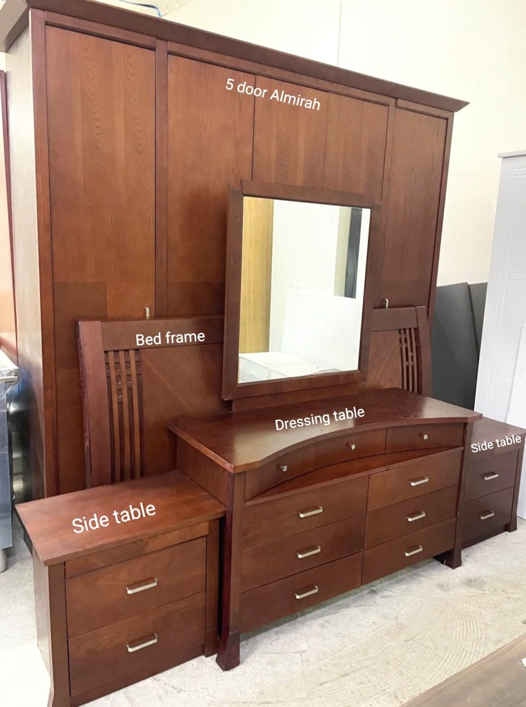 Wooden High quality Home centre Bedroom Set for sale. - Image 1