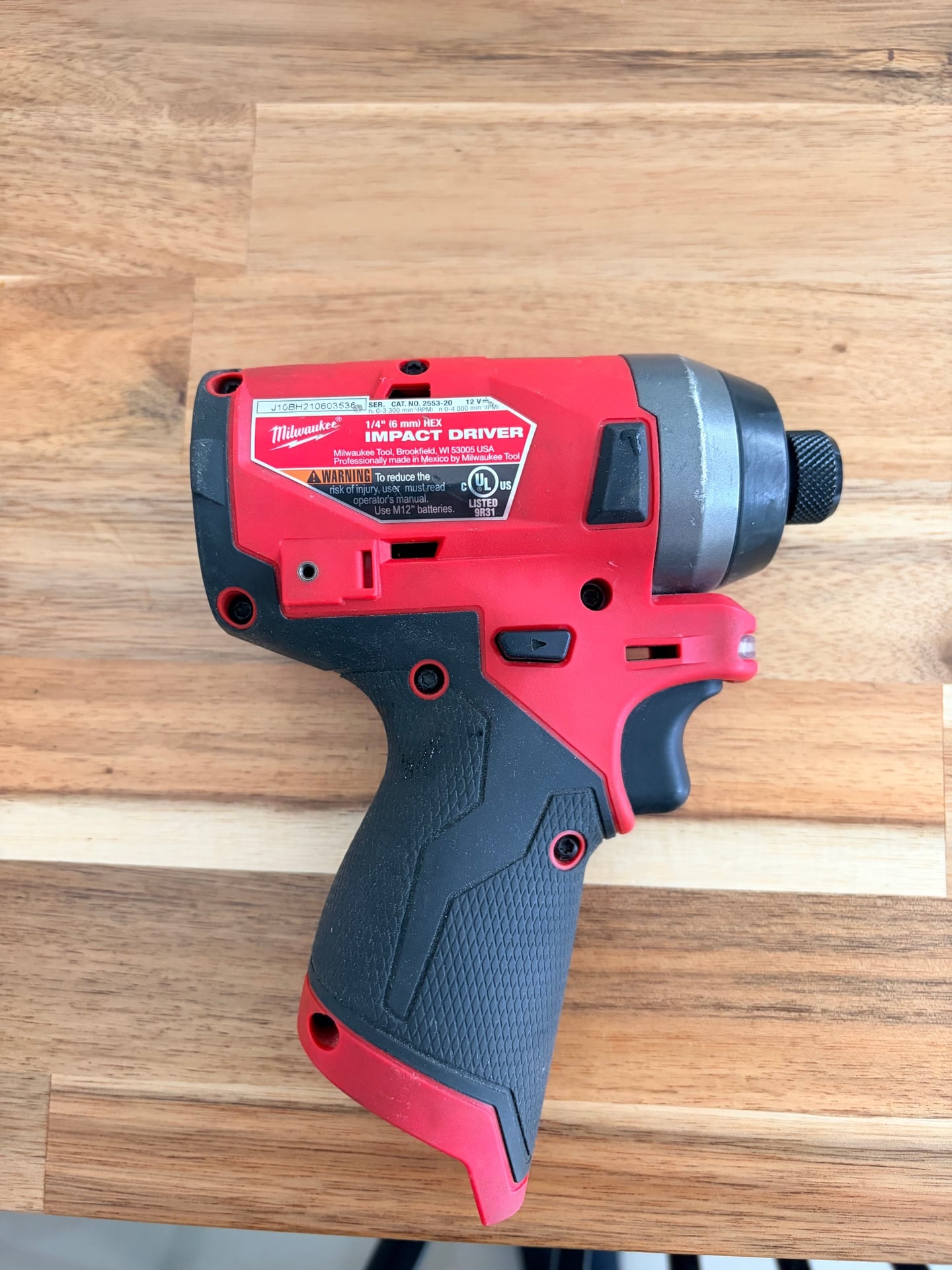 Milwaukee 2553-20 Electric - M12 Fuel. 1/4 HEX Impact Driver (tool only) - Image 4