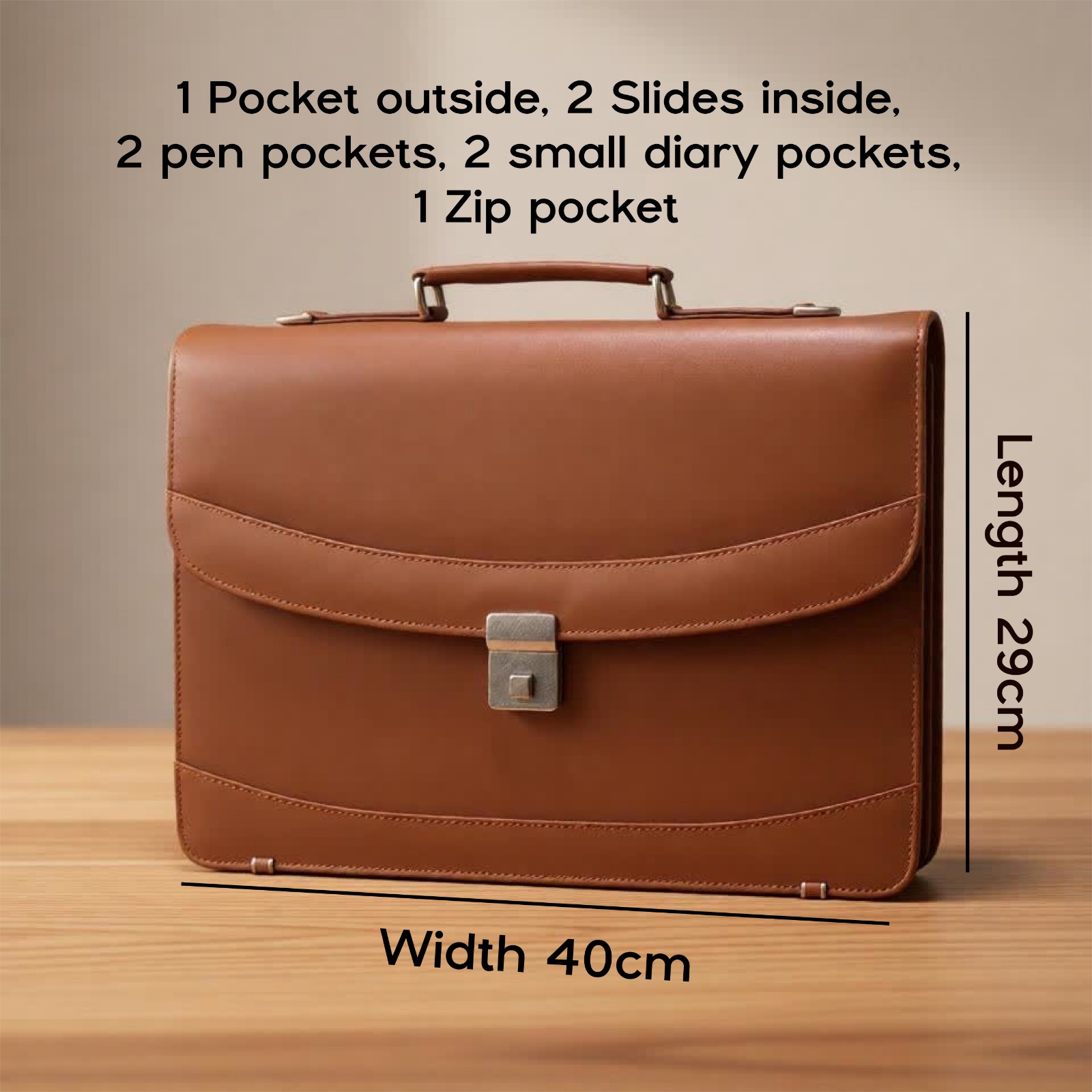 The Zubara Executive Laptop Bag  - Image 5
