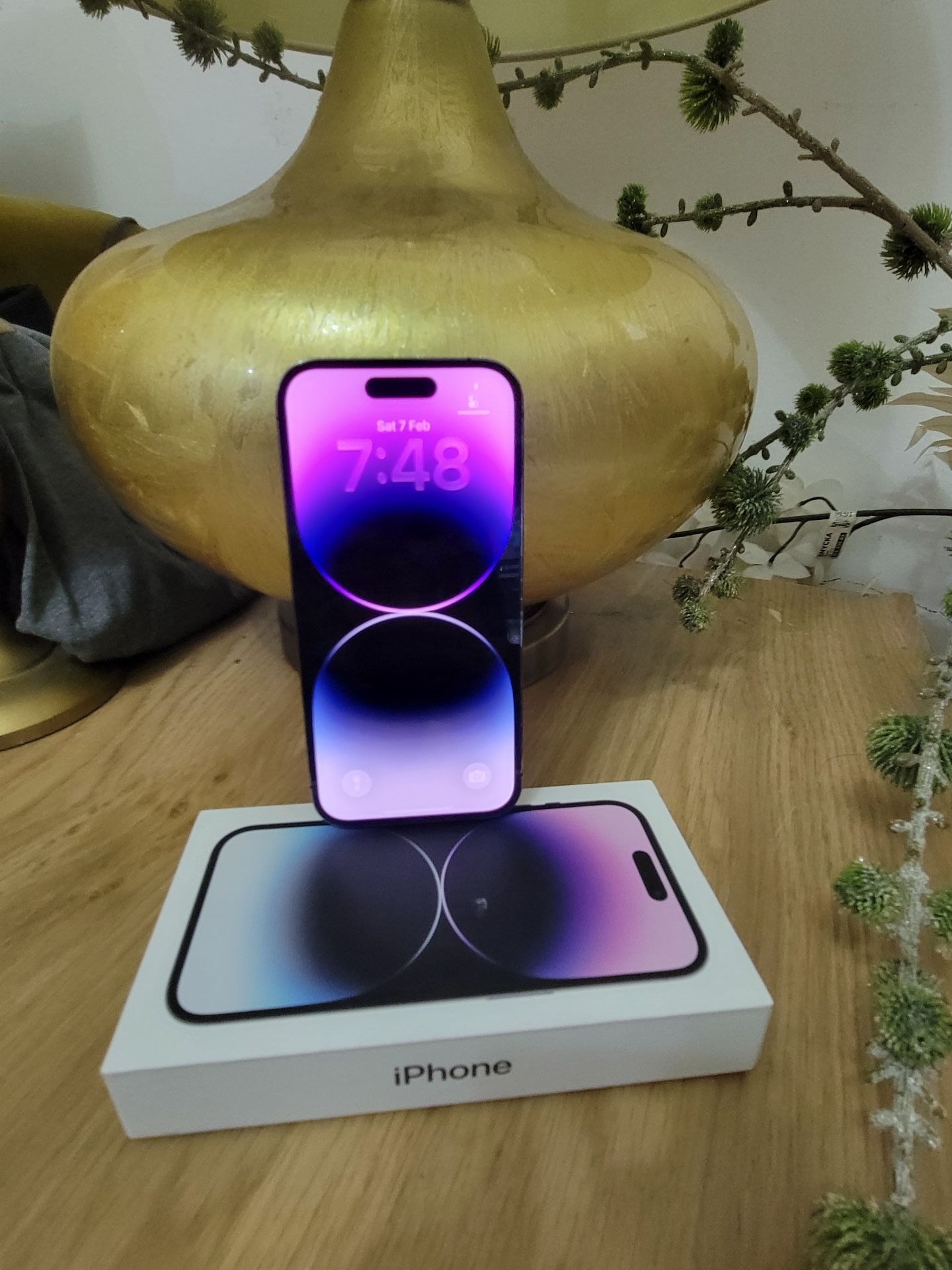 Iphone 14 Pro 128 92 health. Box  - Image 4